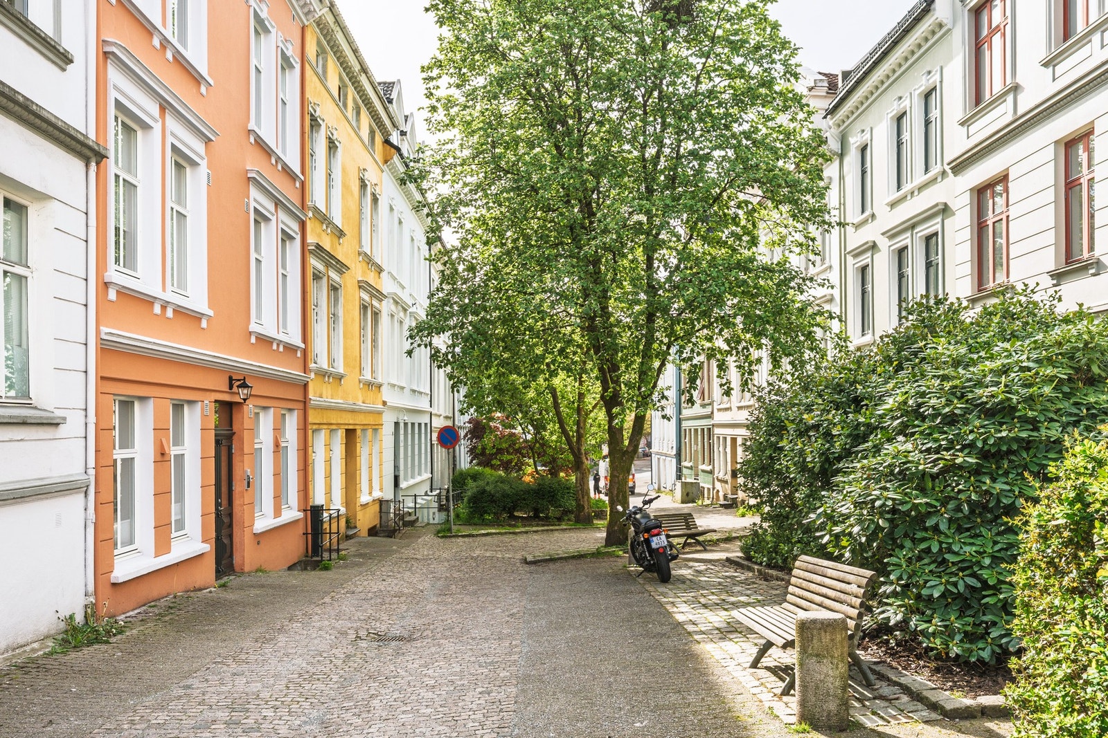 Leiligheten ligger i en rolig gågate midt i Bergen sentrum. Galleribilde