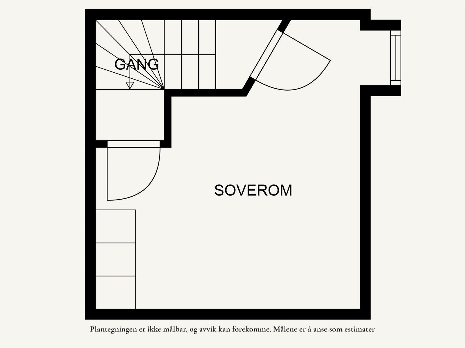 Planløsning underetasje. Galleribilde