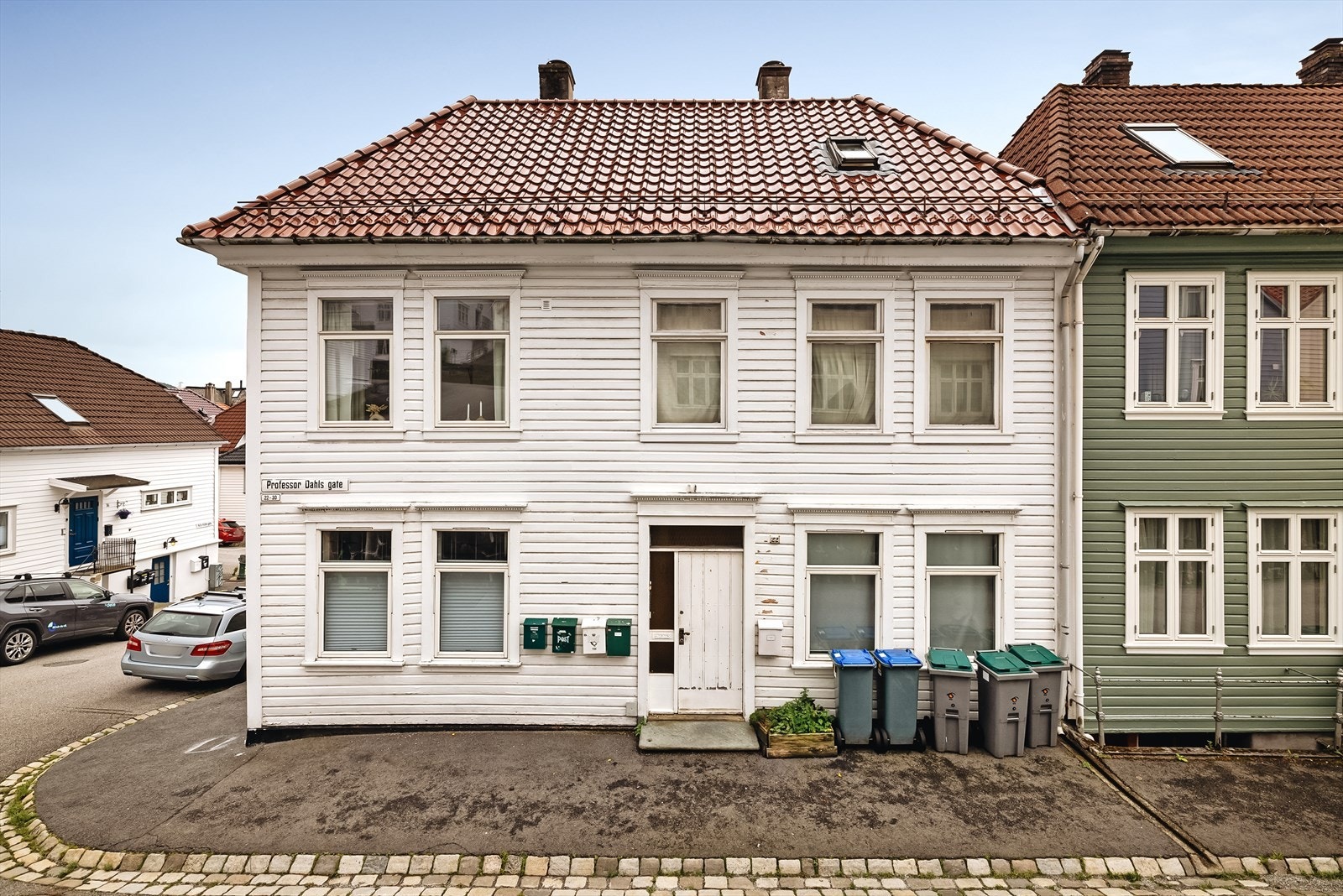 Sameiet planlegger vedlikehold av byggets fasade. Galleribilde