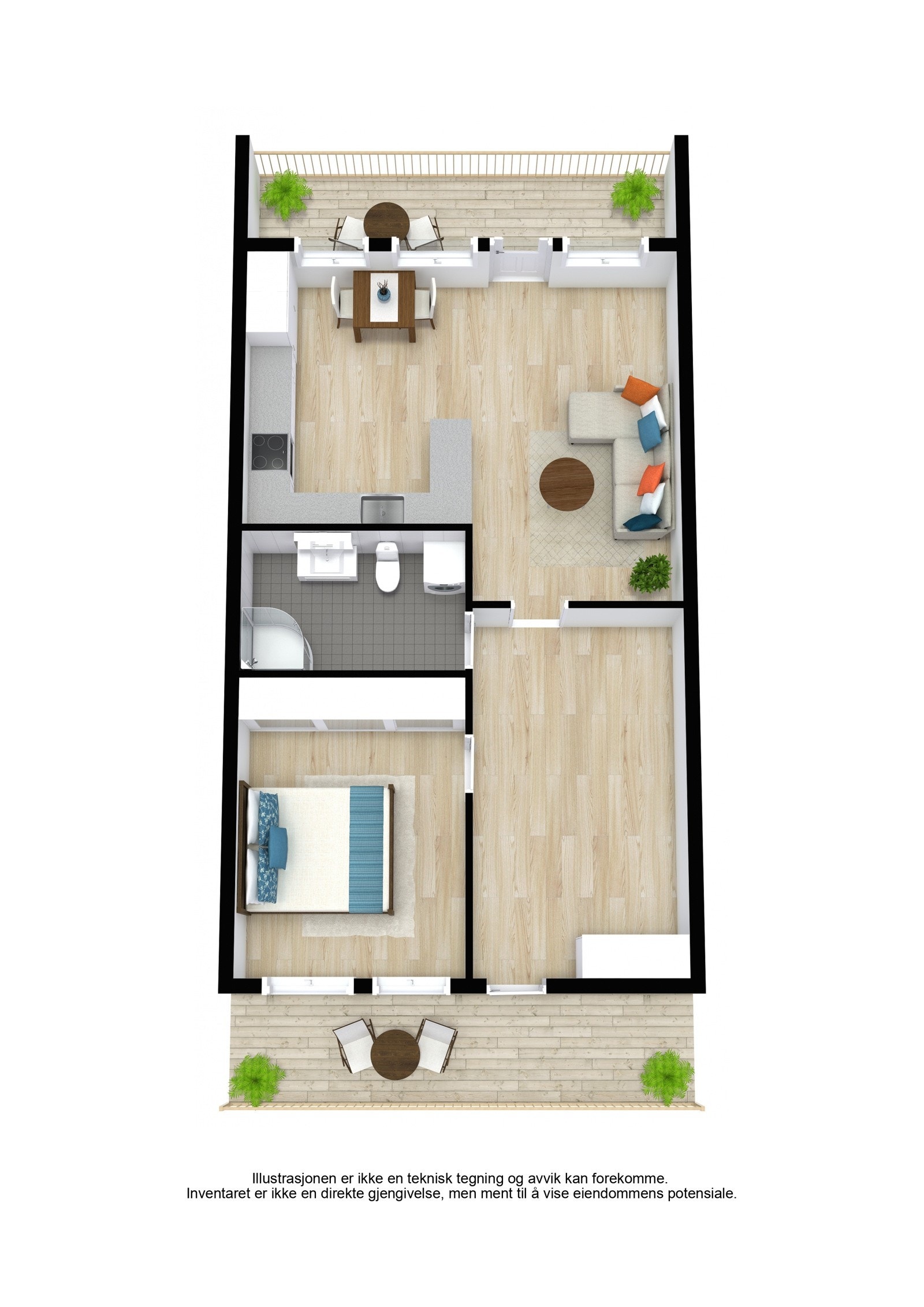 Plantegning. Galleribilde