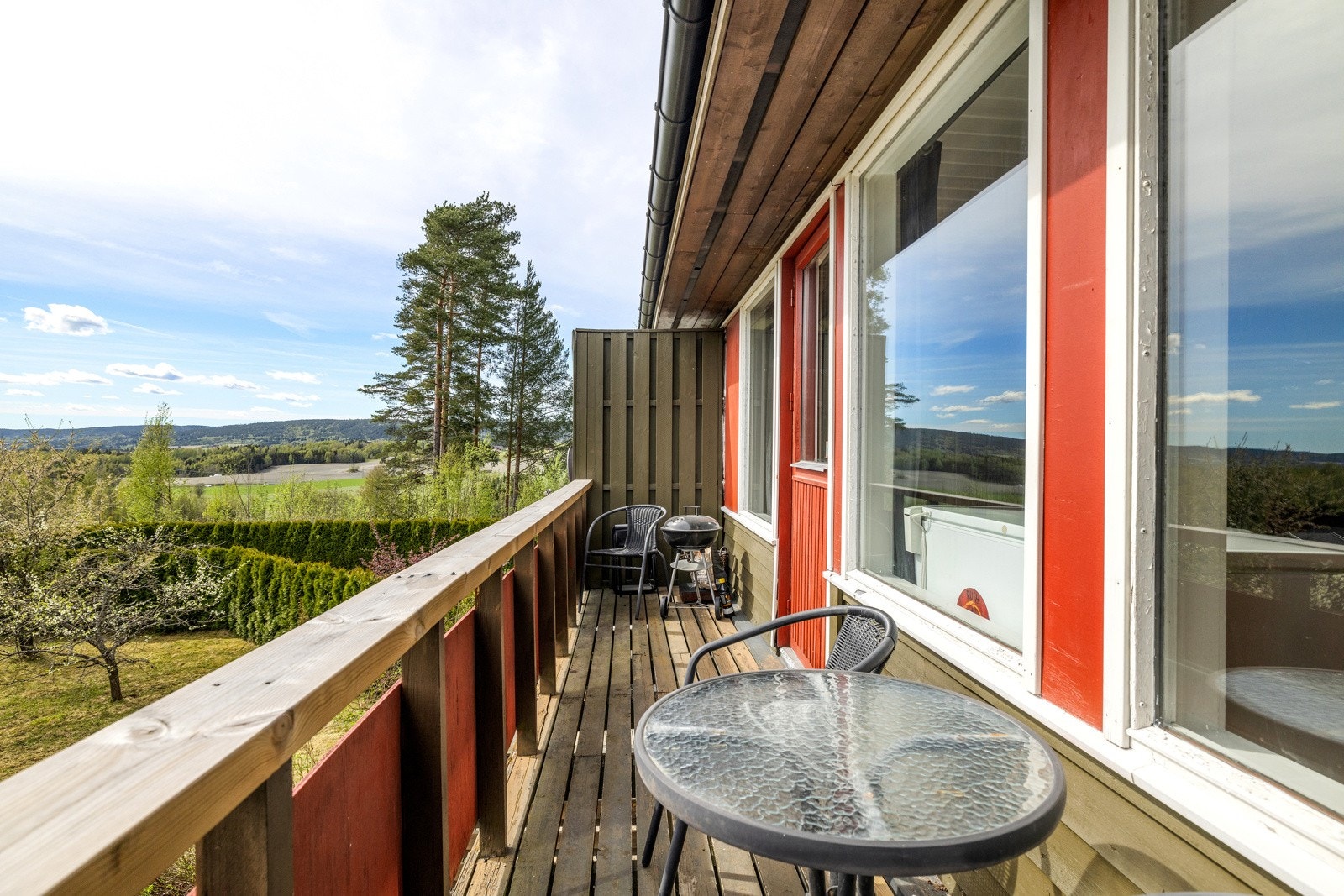 Fin utsikt og gode solforhold. Galleribilde