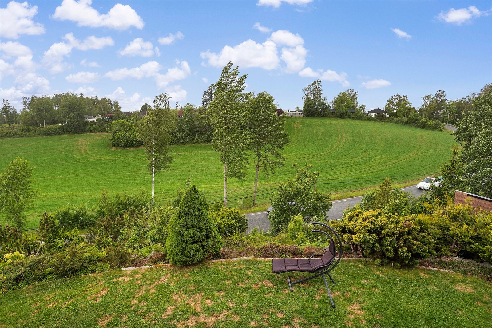 Utsikt fra veranda loftsetasje Galleribilde