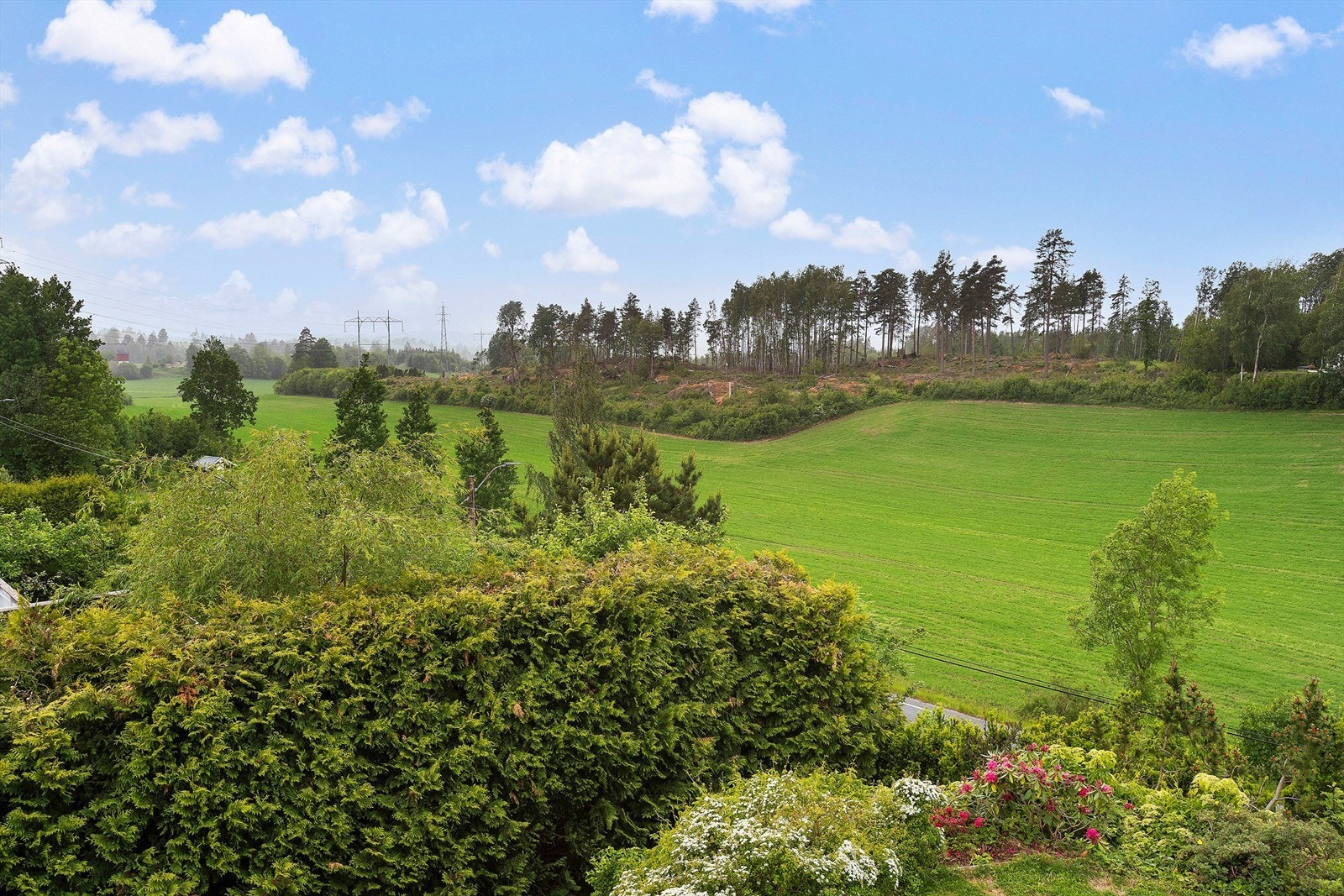 Utsikt fra veranda loftsetasje Galleribilde