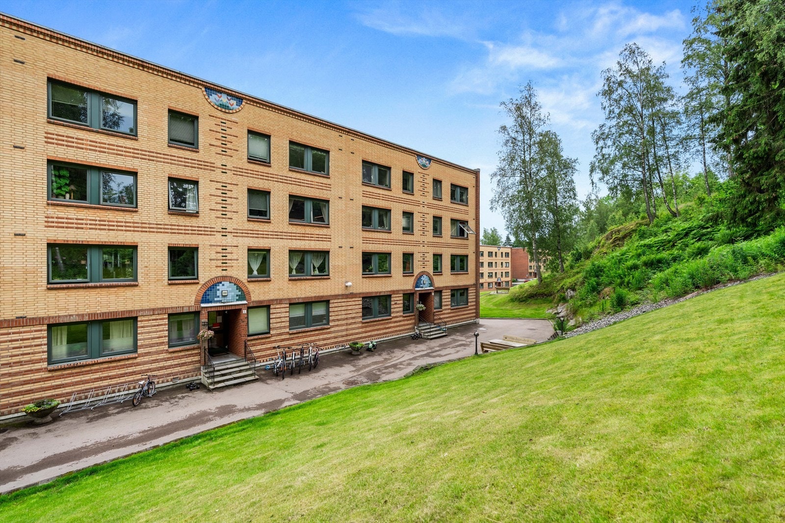 Byggets fasade. Galleribilde