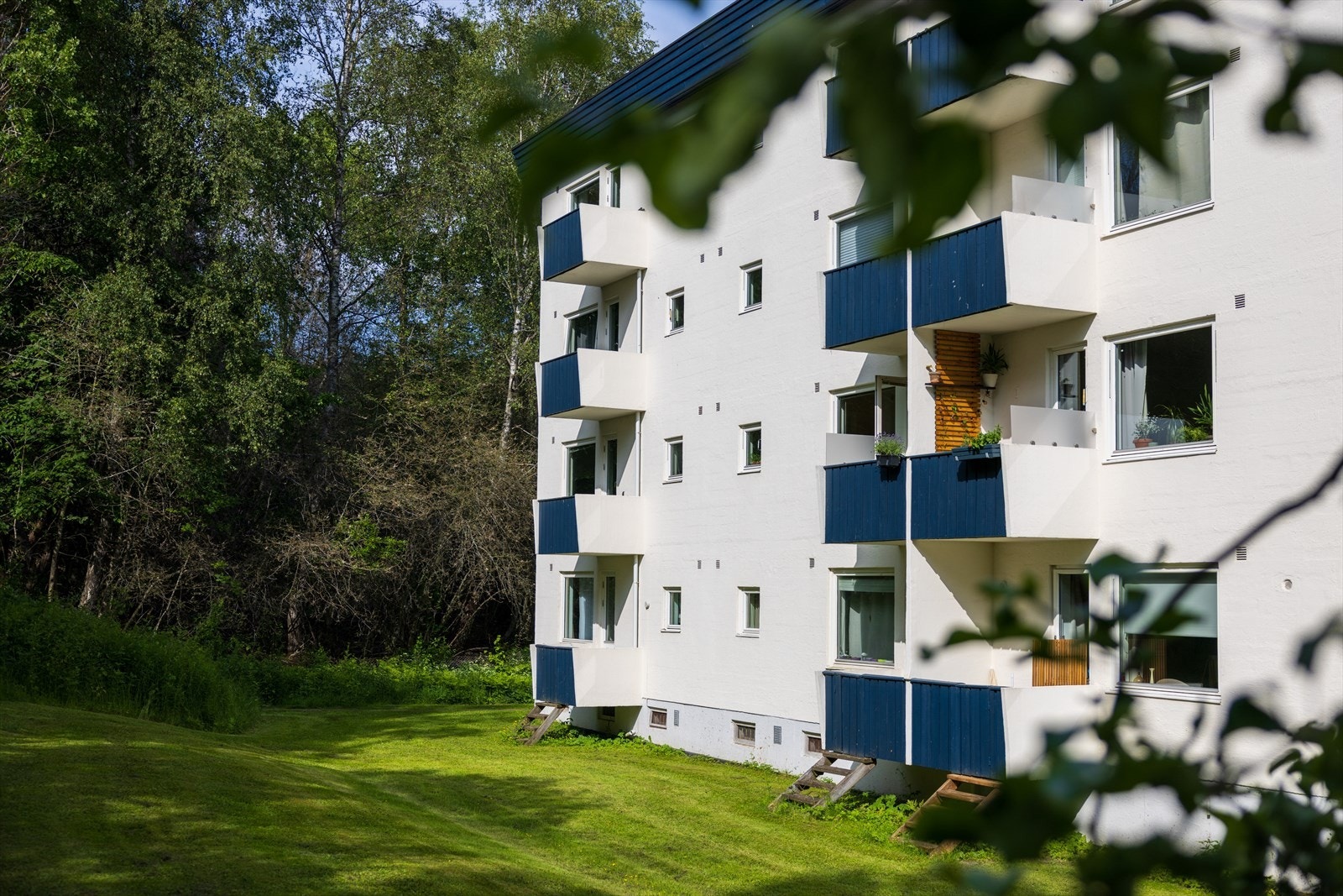 Borettslaget består av totalt 167 leiligheter og er fra 1962 Galleribilde