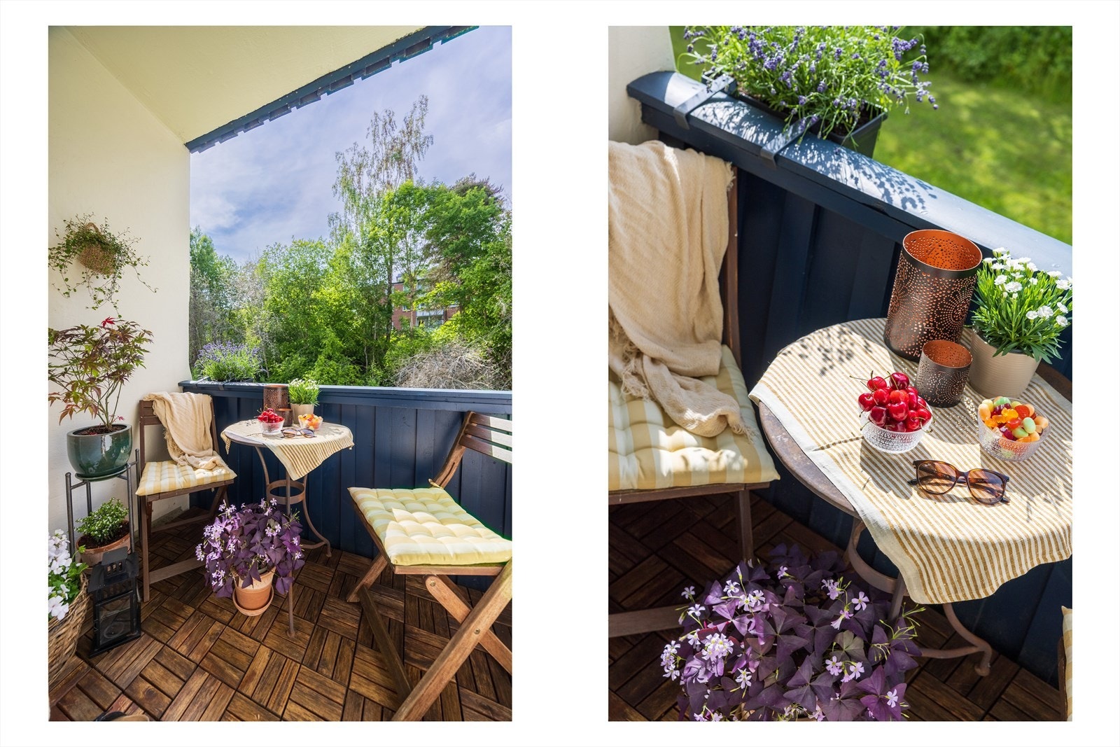 Balkongen på ca. 2,5 kvm Galleribilde