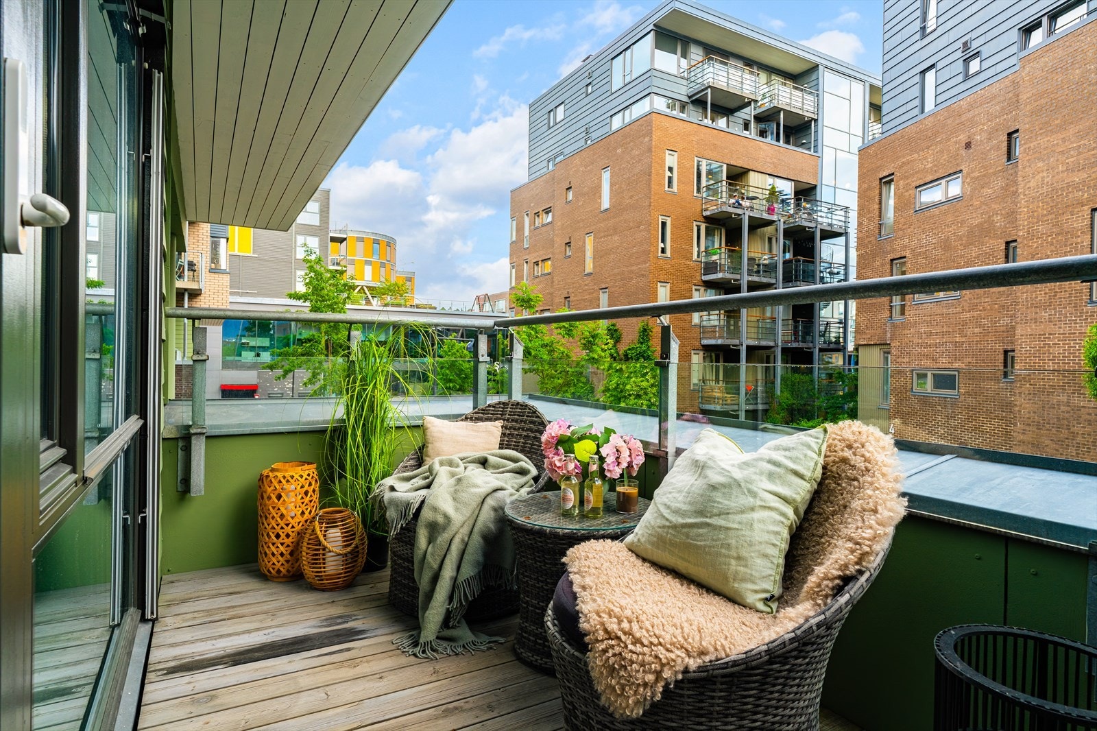 Fra stuen er det utgang til en koselig balkong på 5.2 m². Galleribilde