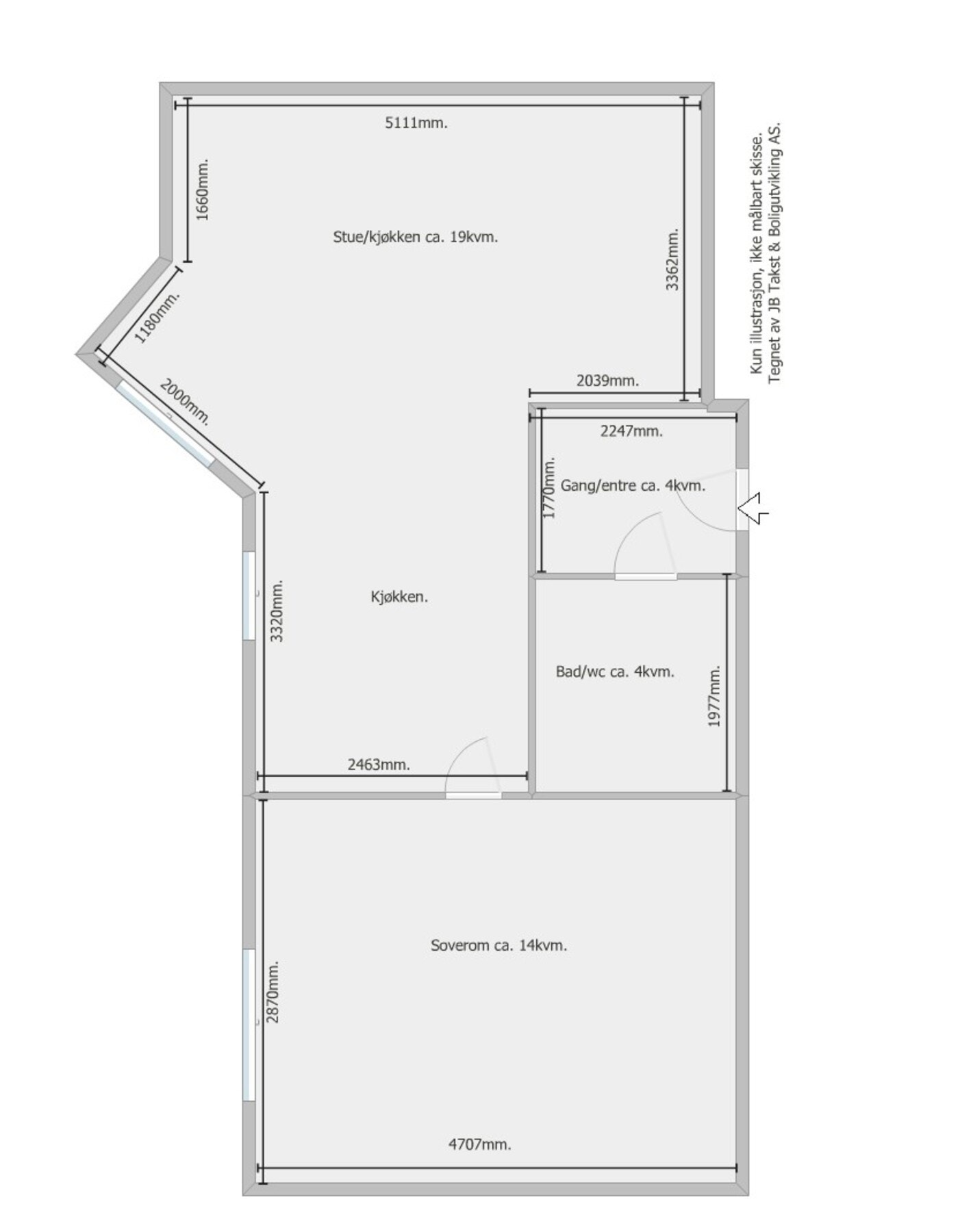 Plantegning. Galleribilde