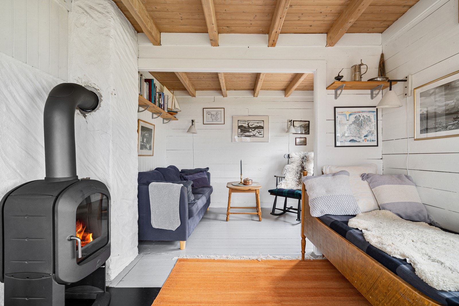 Ny vedovn i stuen Galleribilde