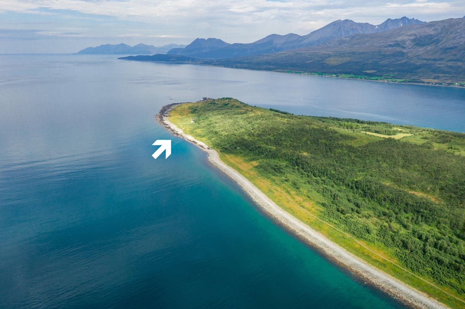 Unik og usjenert plassering Galleribilde