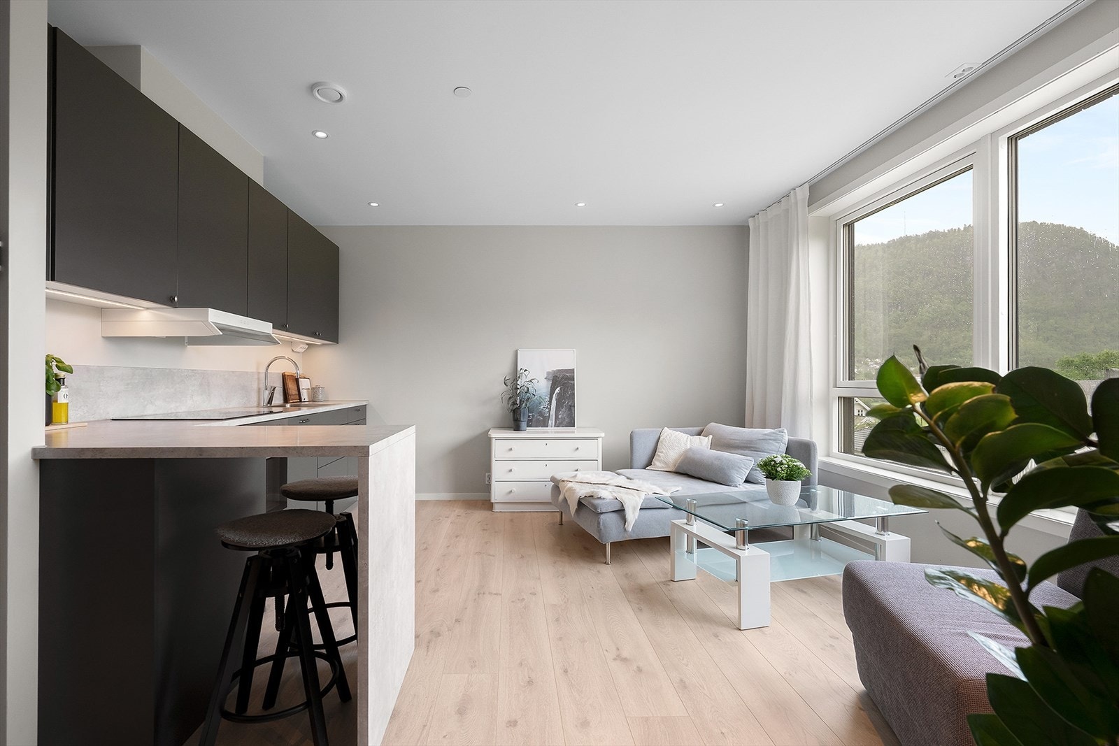 Nyere 2-roms leilighet oppført i 2021med sentral plassering i Naustdal. Galleribilde