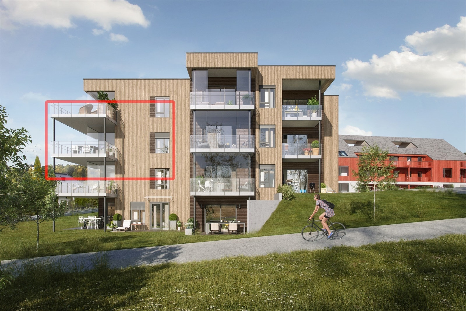 Illustrasjon fra trinn 3 sett fra sydøst. Avvik vil kunne forekomme Galleribilde