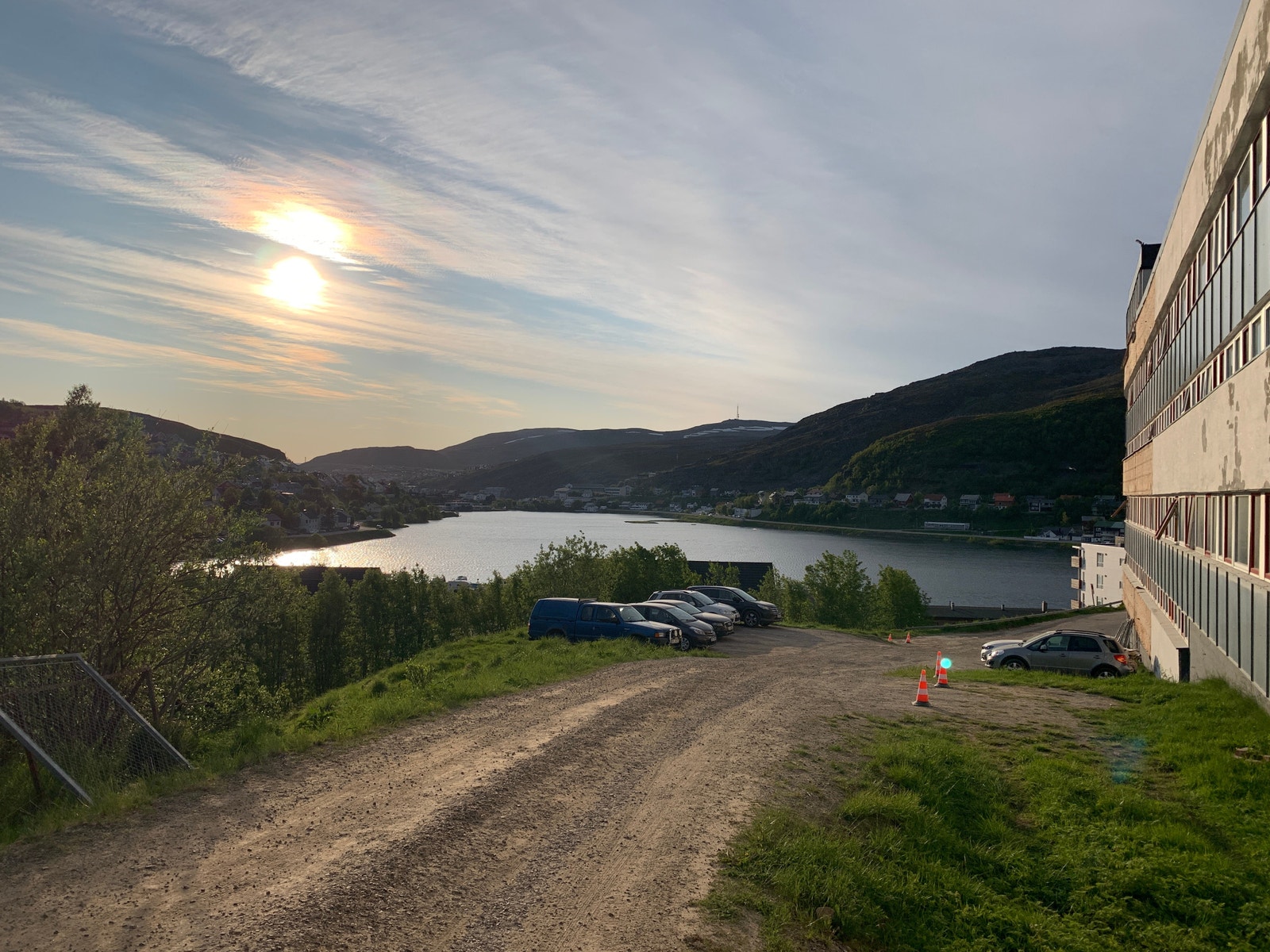 Kveldssol langt utover. Galleribilde