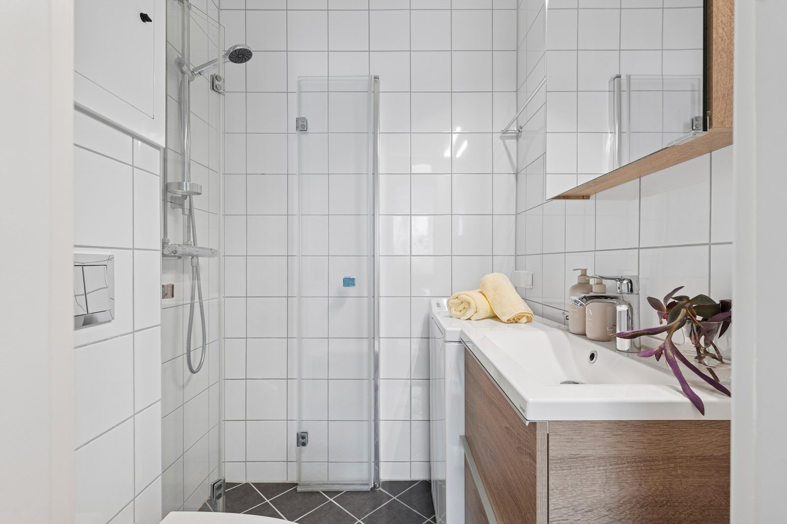 Flislagt bad pusset opp i regi av borettslaget i 2019 Galleribilde