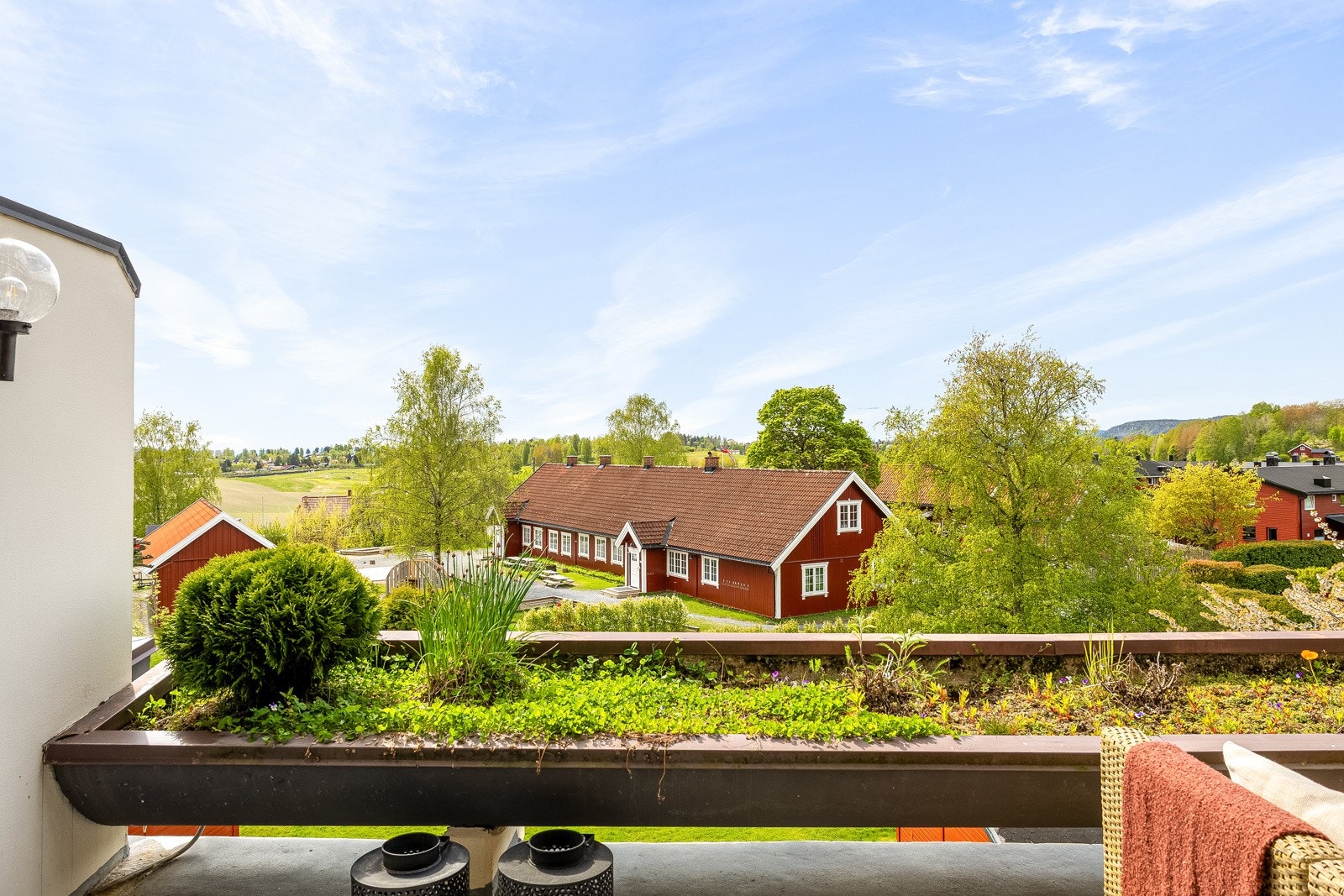 Terrassen har en utebod på ca. 2 kvm. Galleribilde