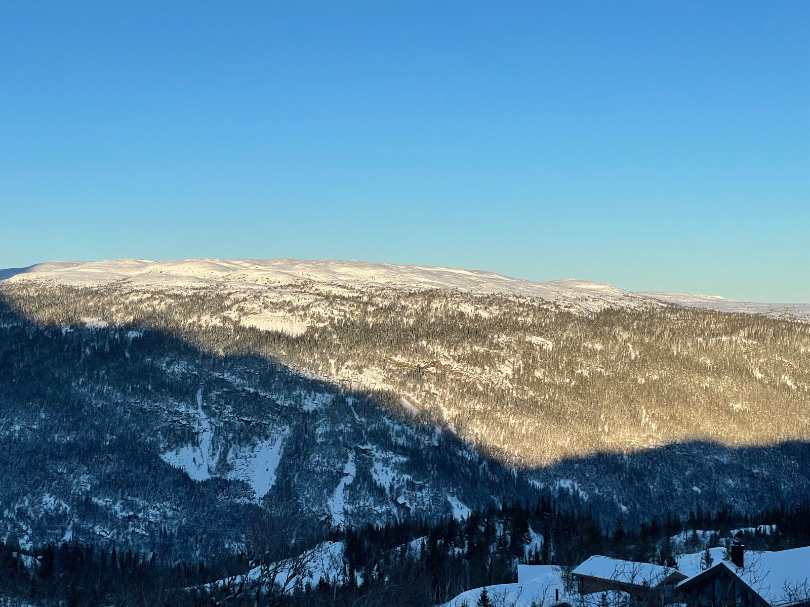 Utsikt nord-vestover innover Hardangervidda Galleribilde