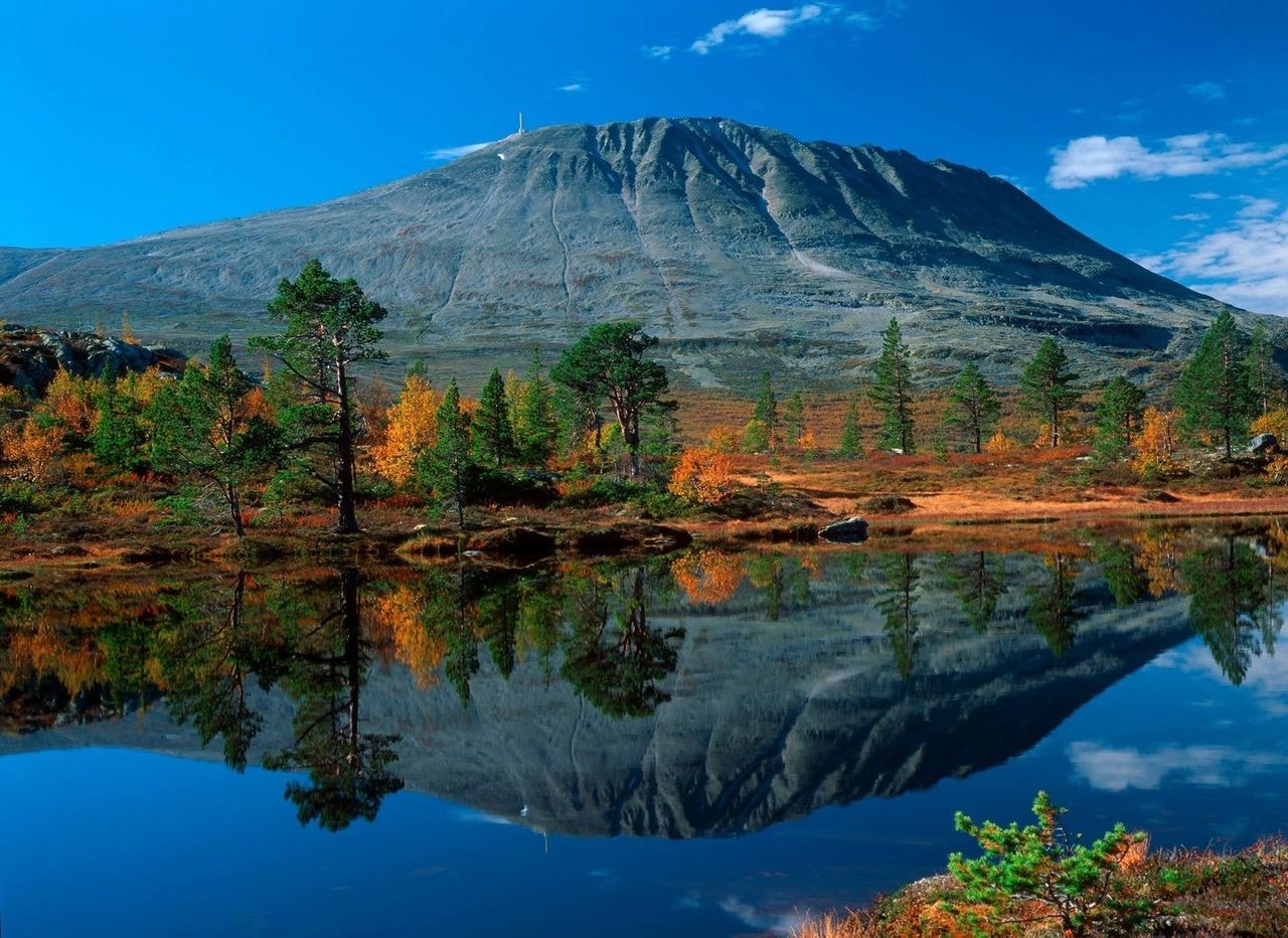 Stemningsbilde mot Gaustatoppen Galleribilde