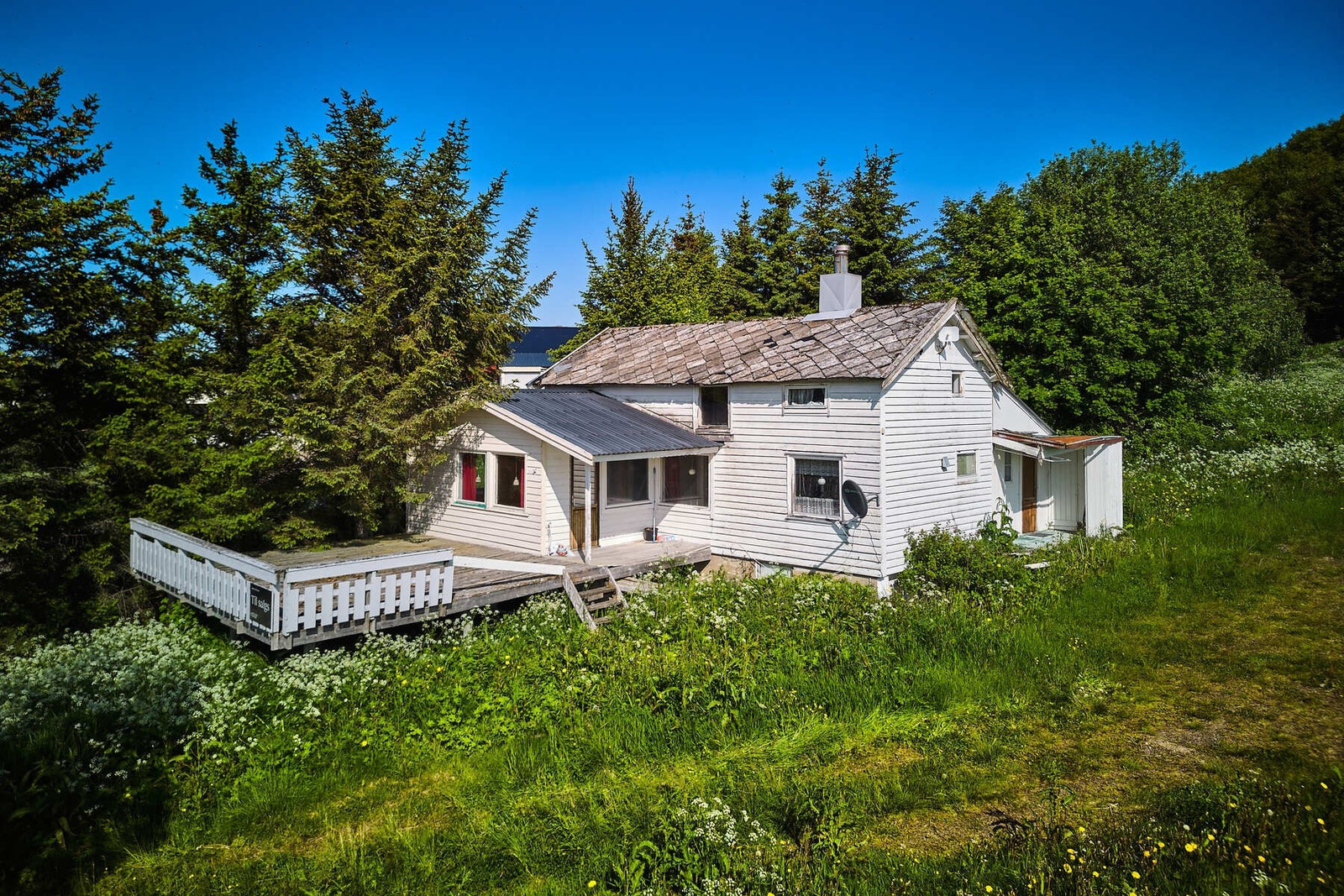 Riv eller redd, eiendommen har stort potensial for deg som ønsker å bygge nytt eller sette i stand. Galleribilde