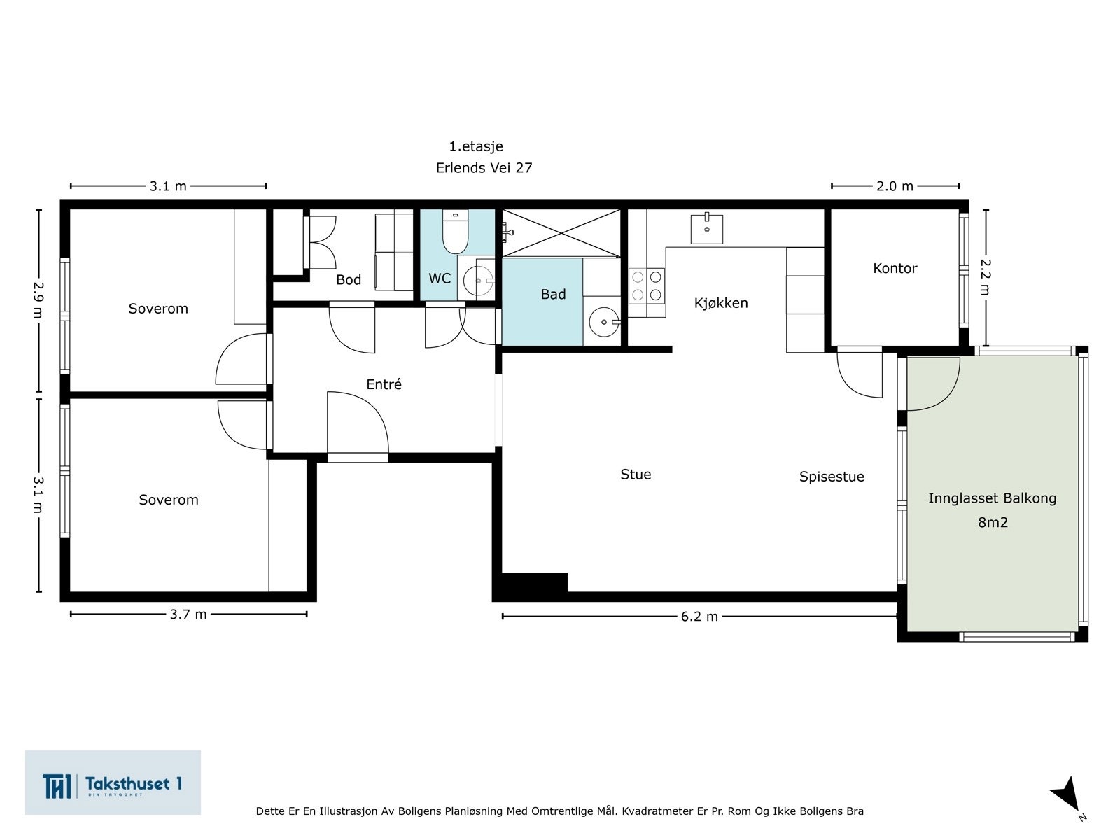 Plantegning Galleribilde