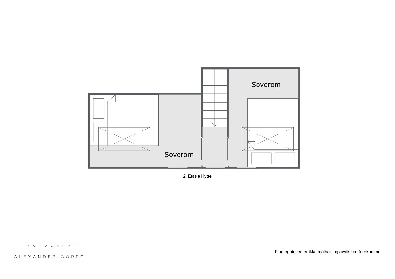 - Planløsning 2.etasje / hems - Galleribilde