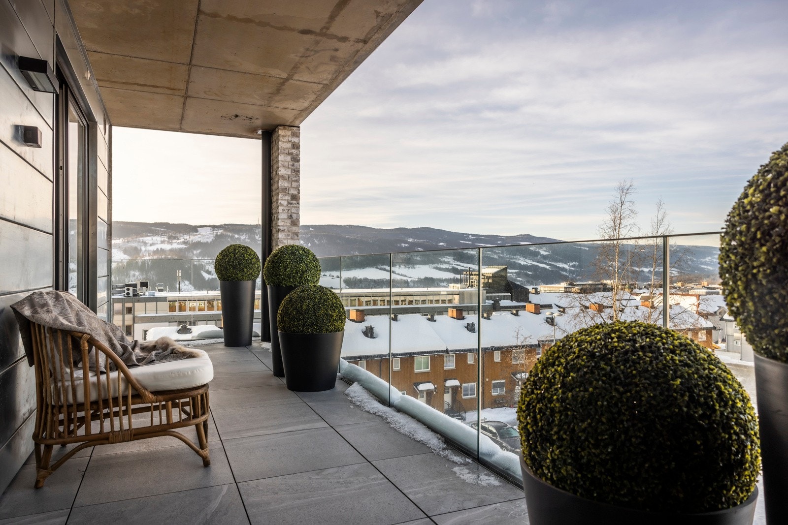 Uteplass med utgang fra soverommene Galleribilde