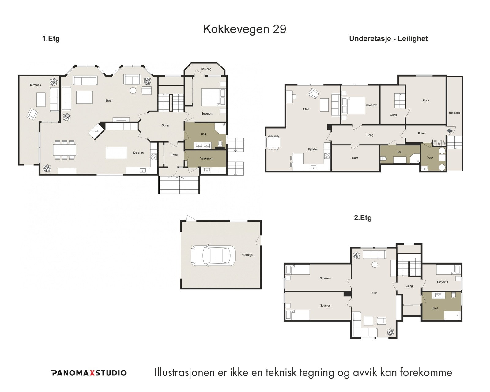 Plantegning. Galleribilde
