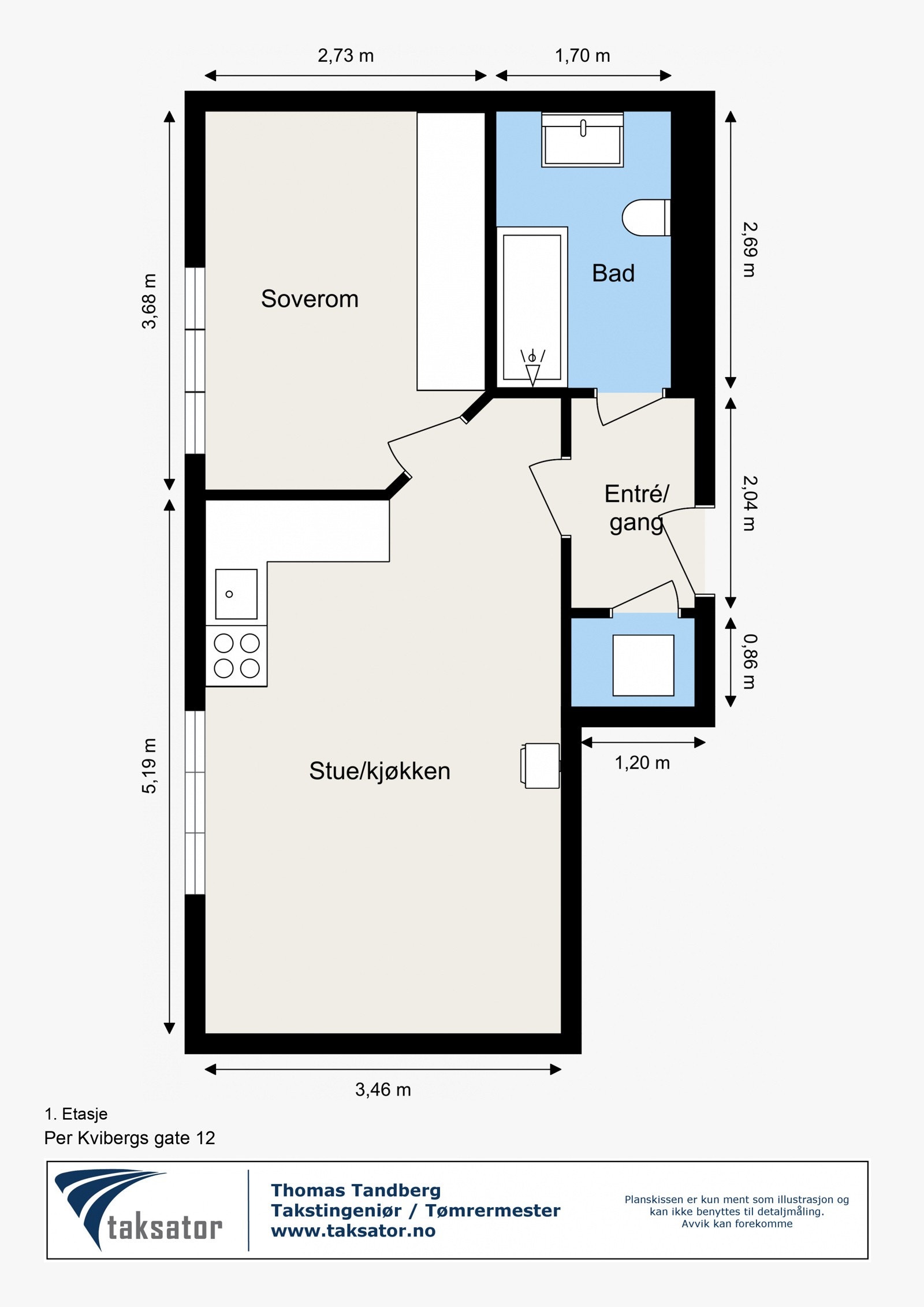 Planløsningen er gjennomtenkt og god. Galleribilde