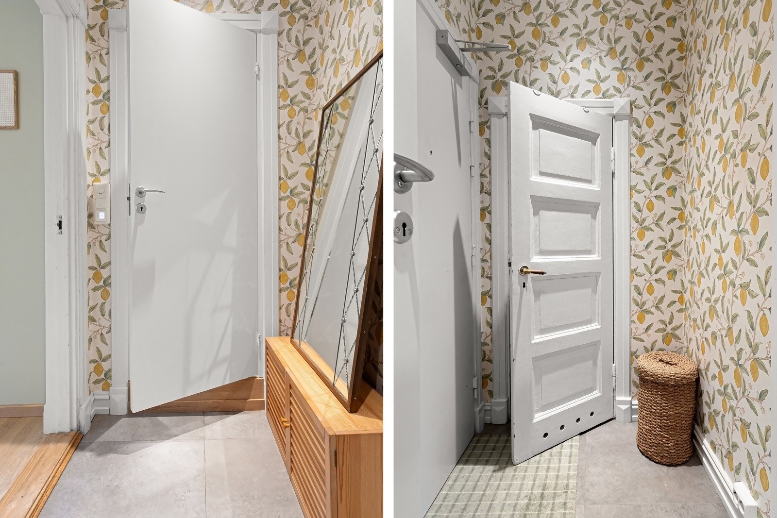 Inngangspartiet er et hyggelig første møte med boligen. Galleribilde