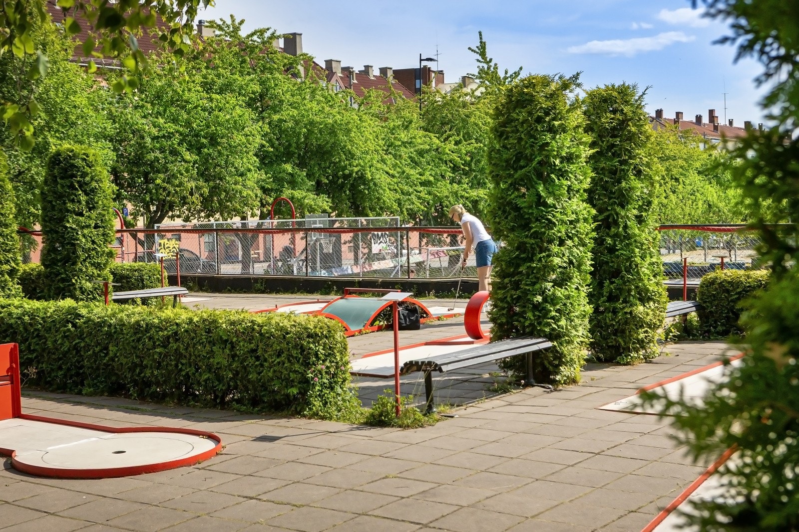 Nærområdet tilbyr flotte parkområder og mulihget for flere aktiviteter. Galleribilde