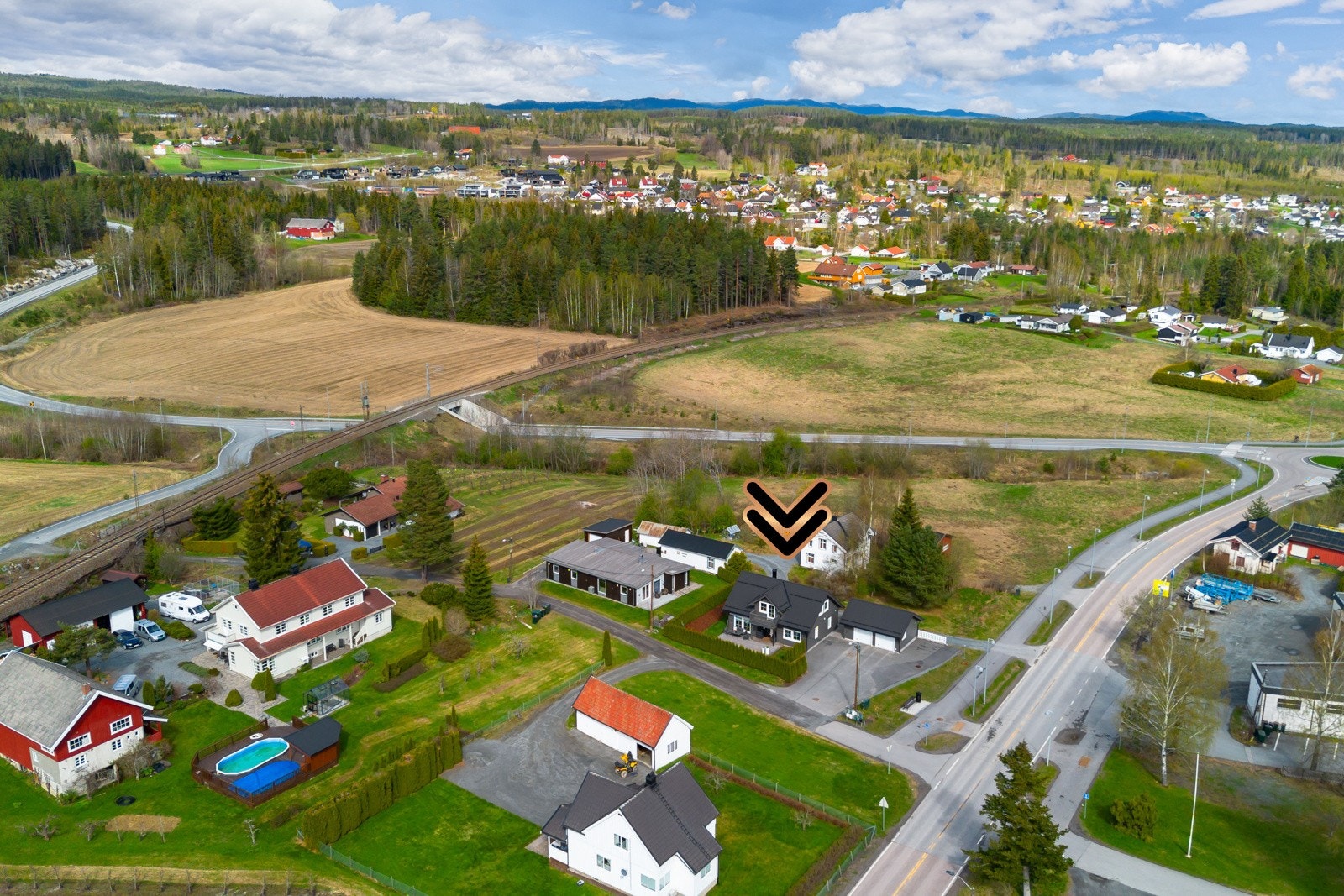 Boligen ligger fritt og landlig til. Galleribilde