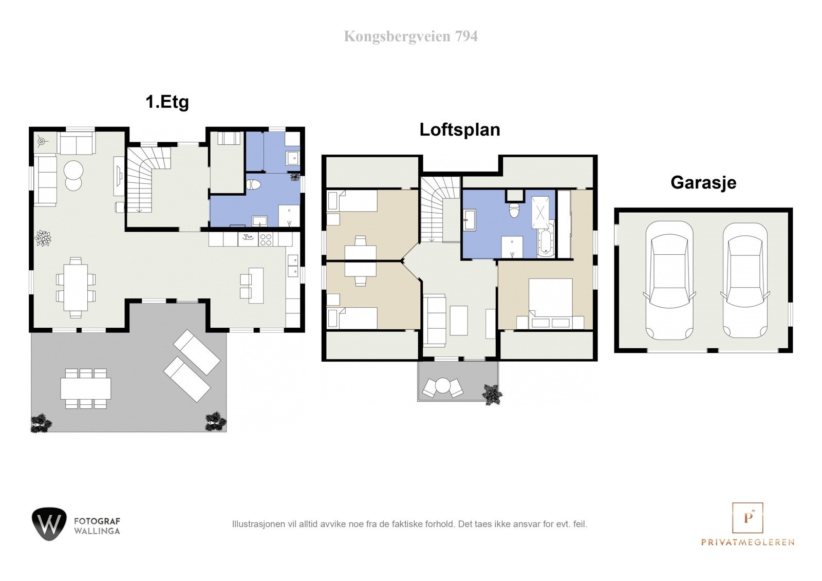 Plantegning Galleribilde