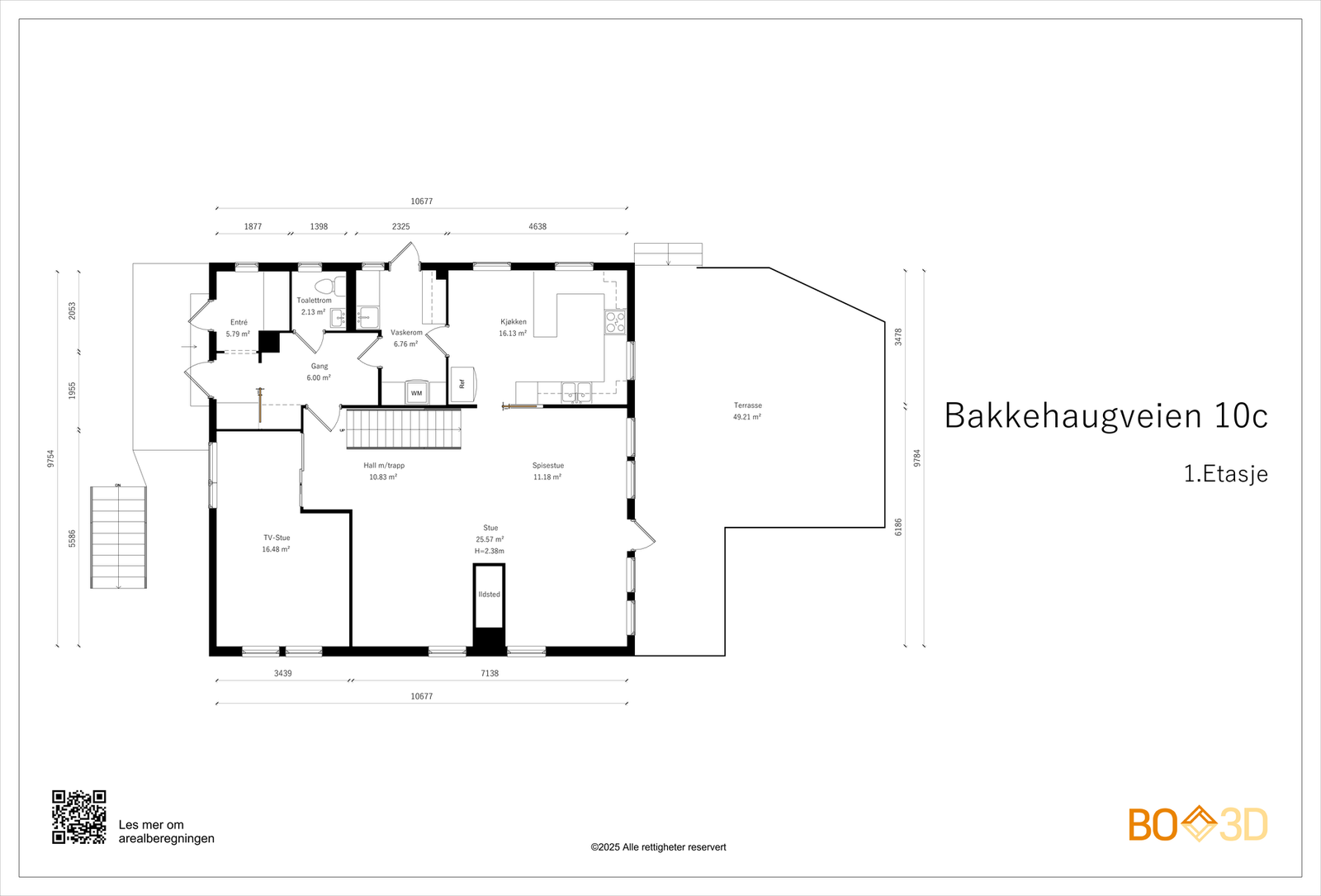 Plantegning 1. etasje. Galleribilde