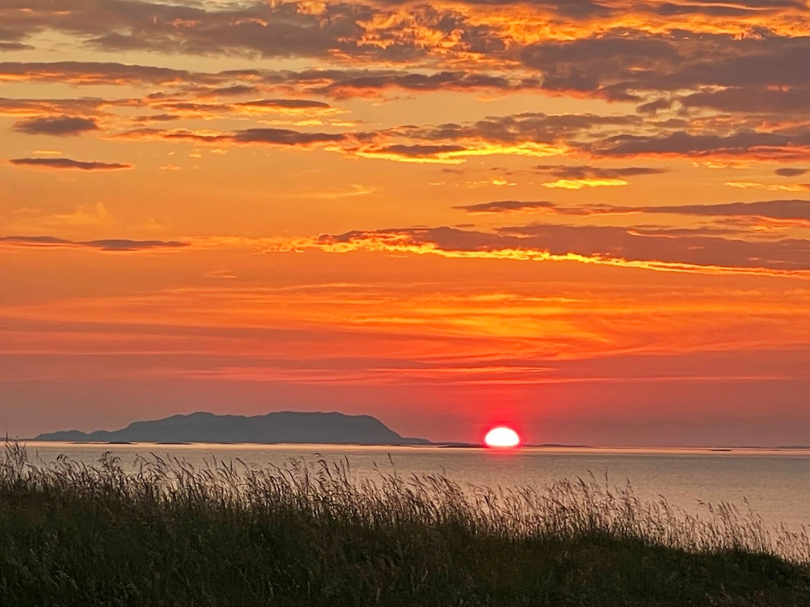 Selgers eget bilde, tatt en sommernatt Galleribilde