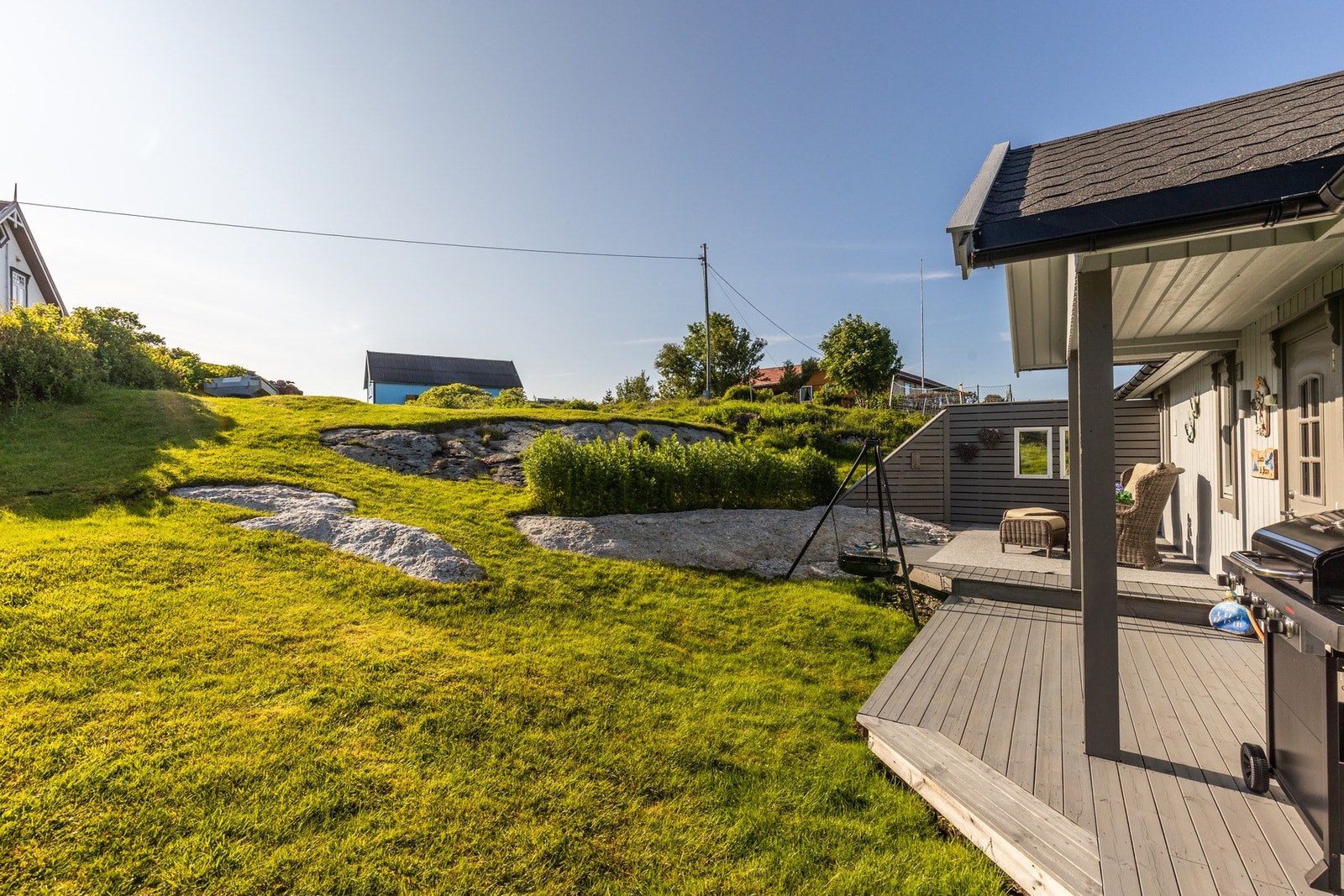 Flott opparbeidet hage Galleribilde