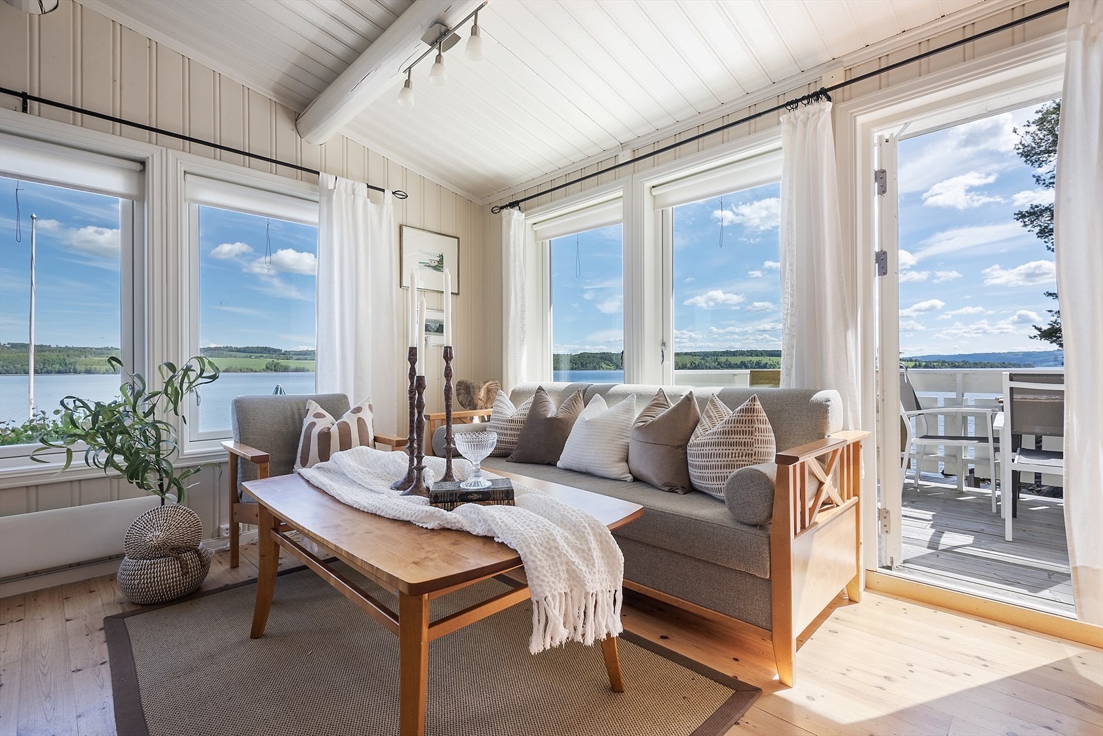 Fantastisk utsikt fra stuen. Galleribilde