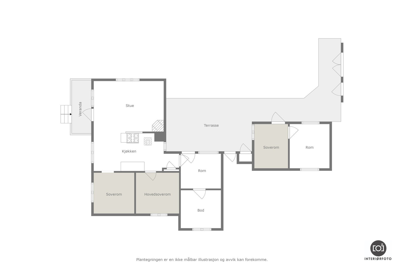 Plantegning Galleribilde