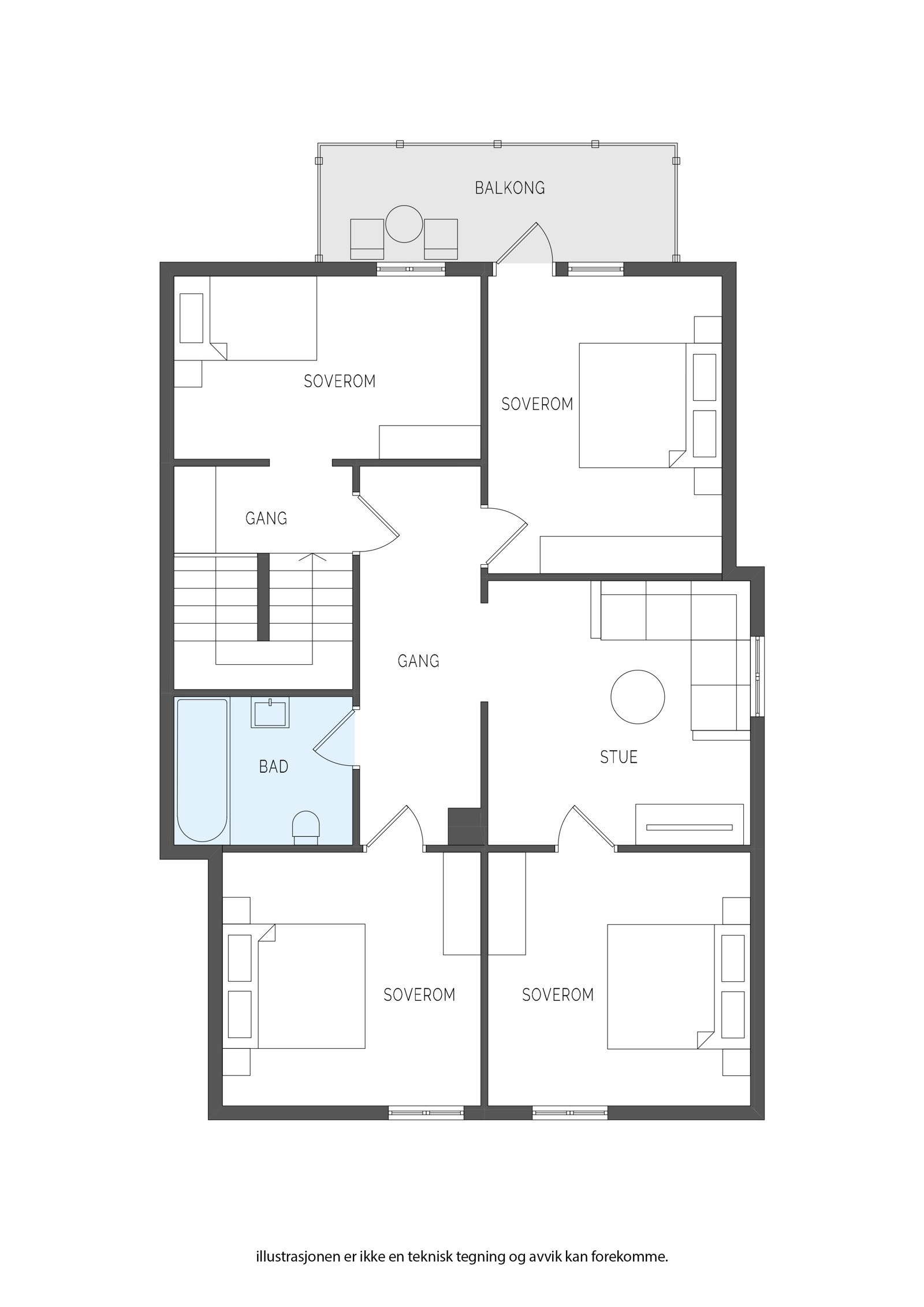 2. etasje Galleribilde