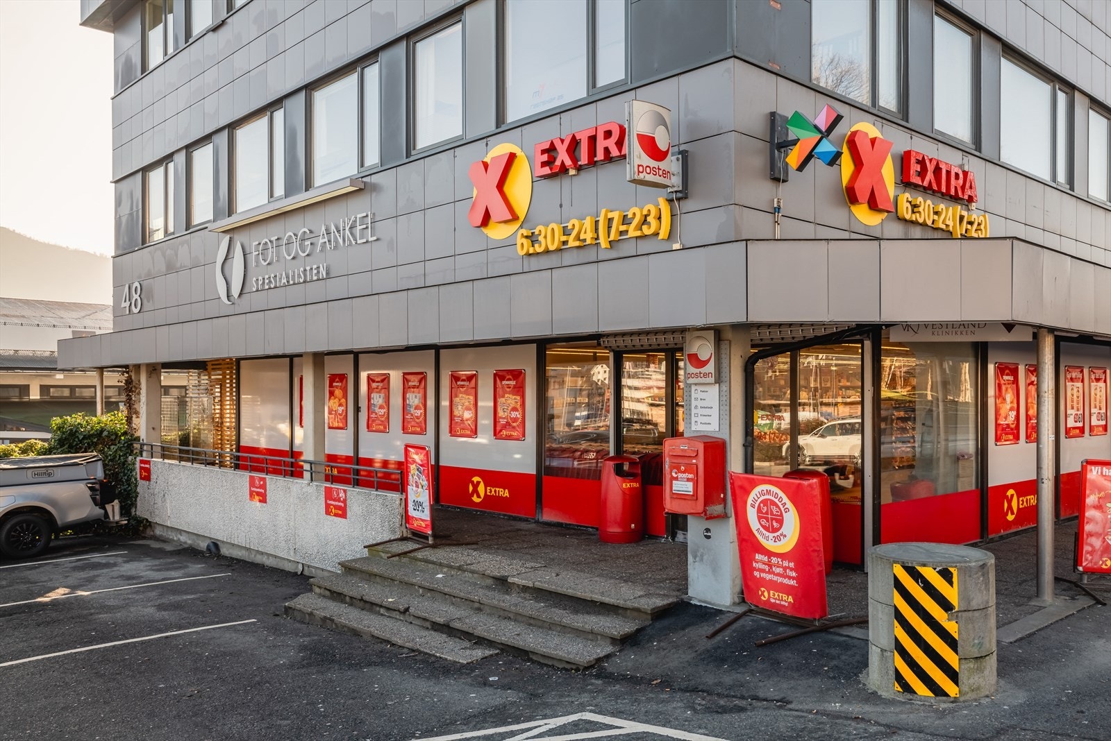 Kort vei til Extra Minde m/ Posten i butikk - her kan du handle både tidlig og sent! Galleribilde