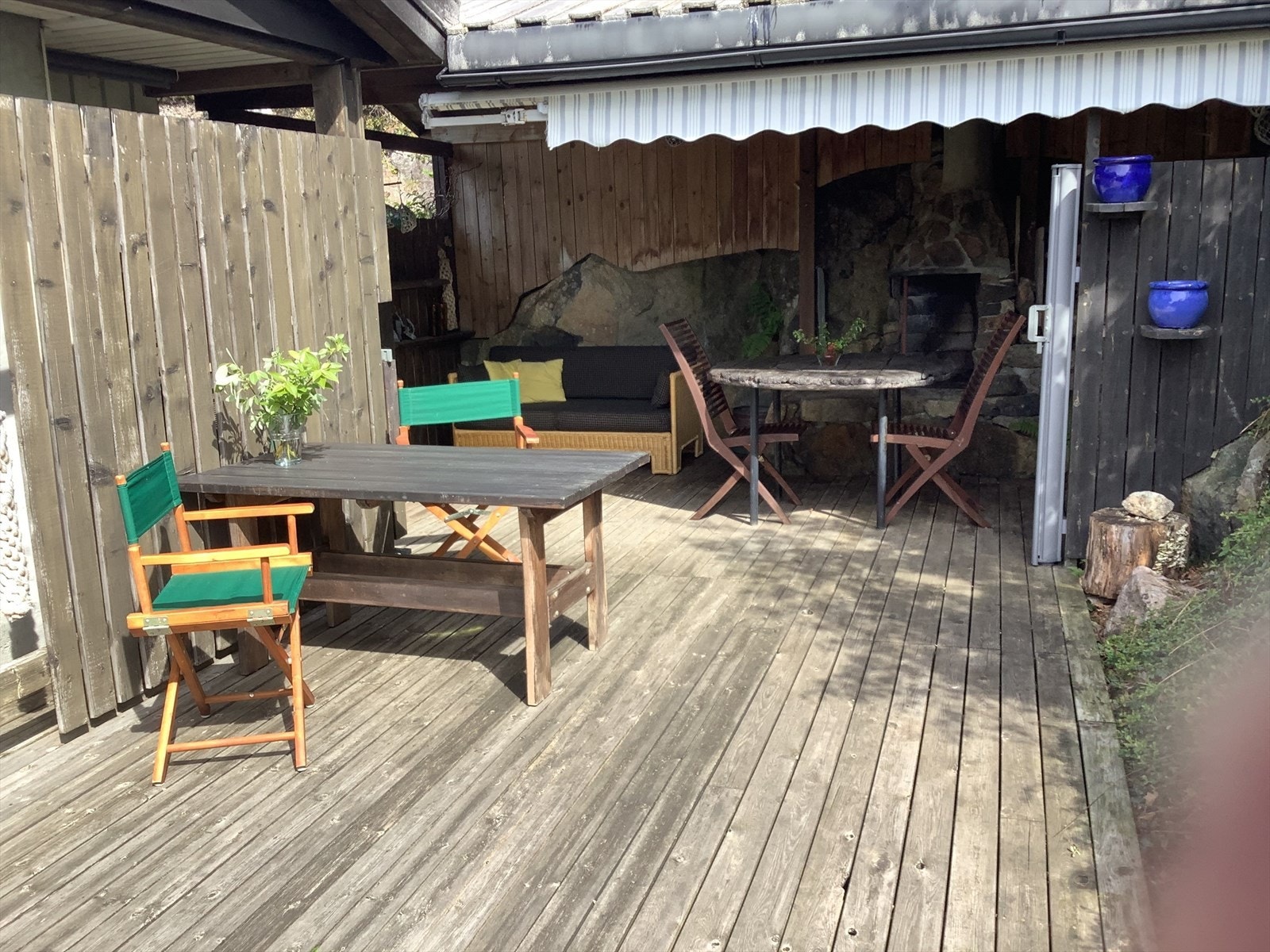 terrasse m/takoverbygg Galleribilde