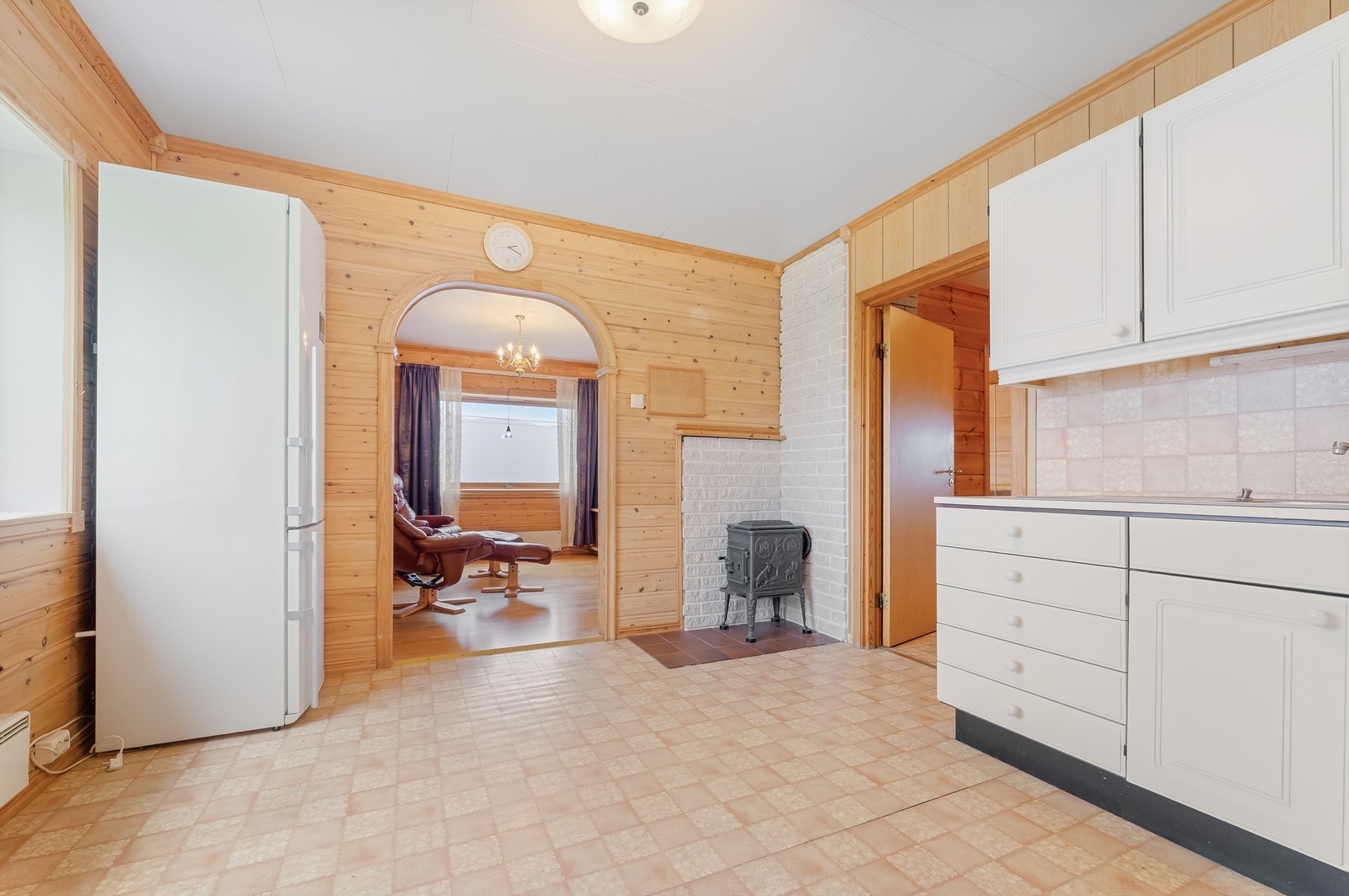 Kjøkken med vedfyring Galleribilde