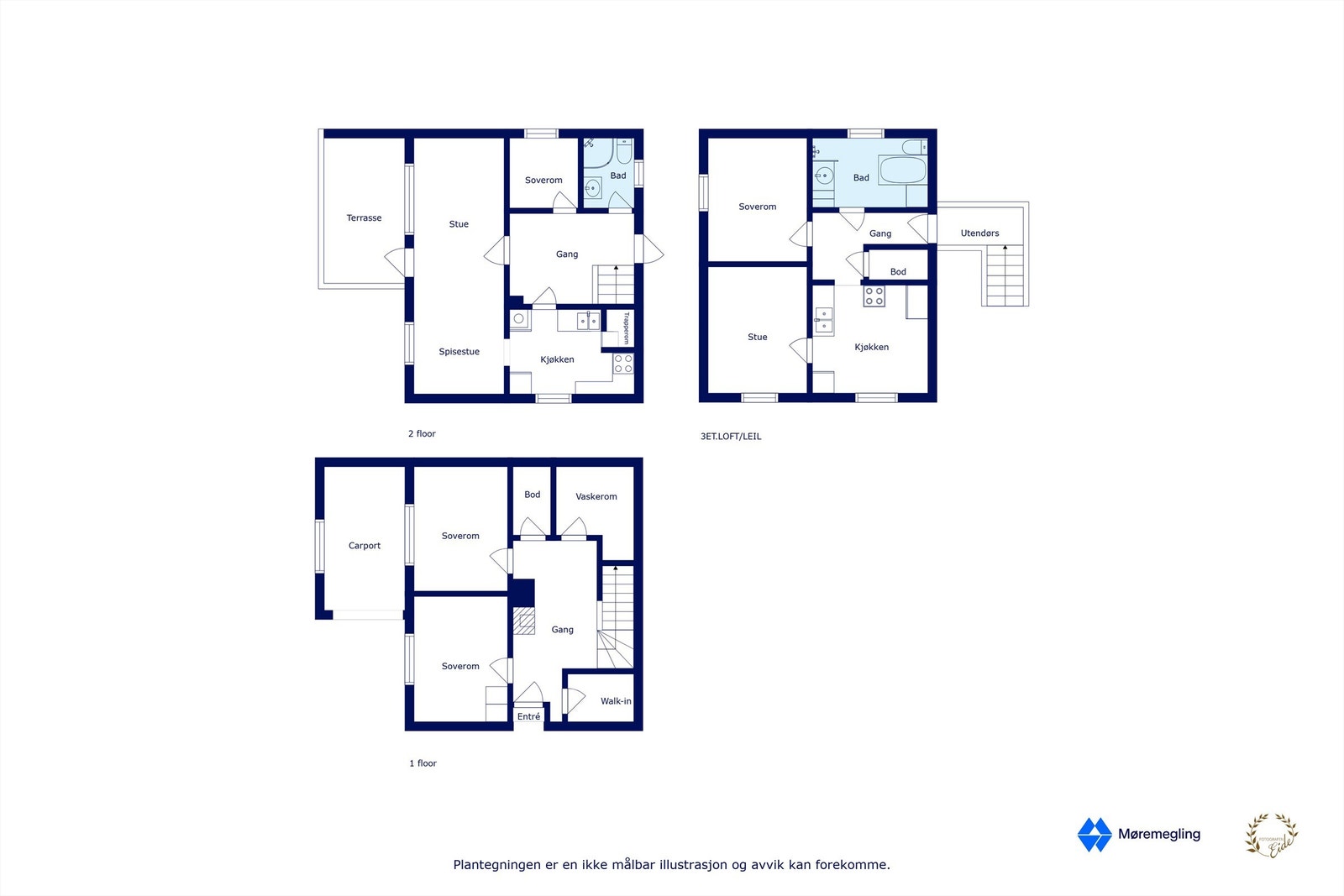 Plantegning Galleribilde