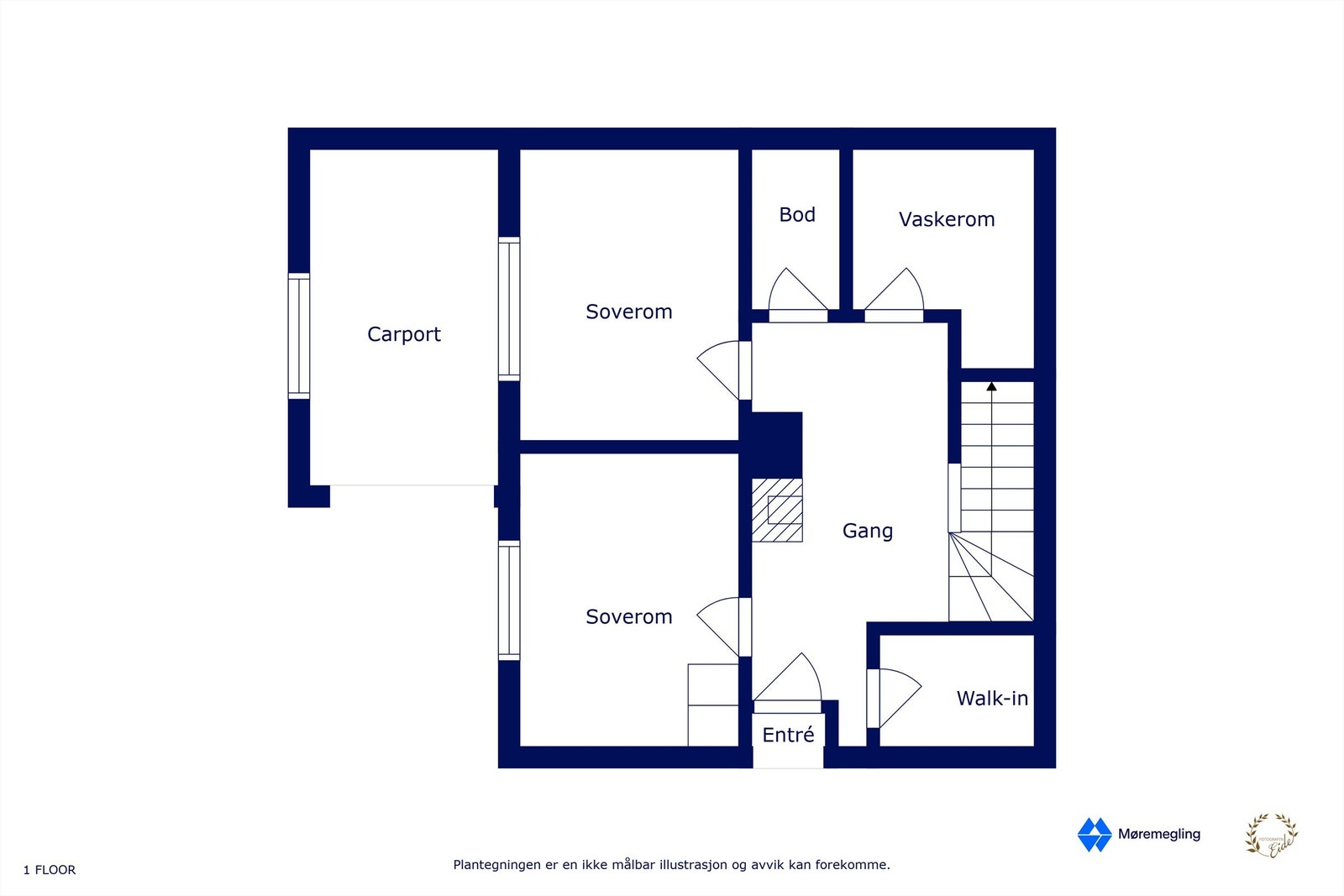 Plantegning Galleribilde
