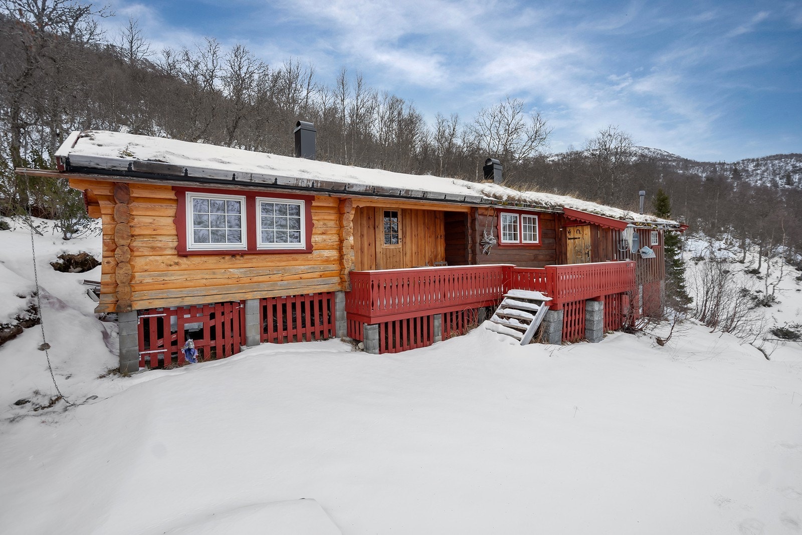 Helårshytte, sommer som vintertid Galleribilde