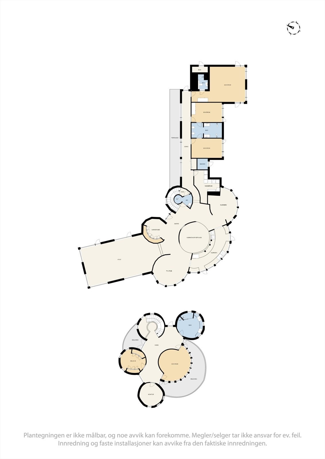 Plantegning Galleribilde