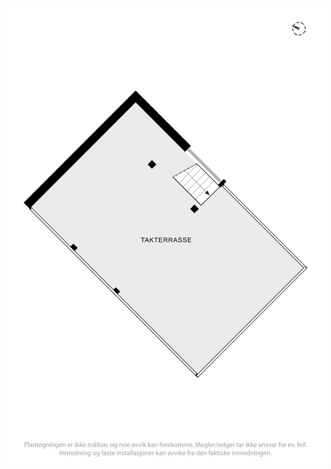 Plantegninger Takterrasse Galleribilde