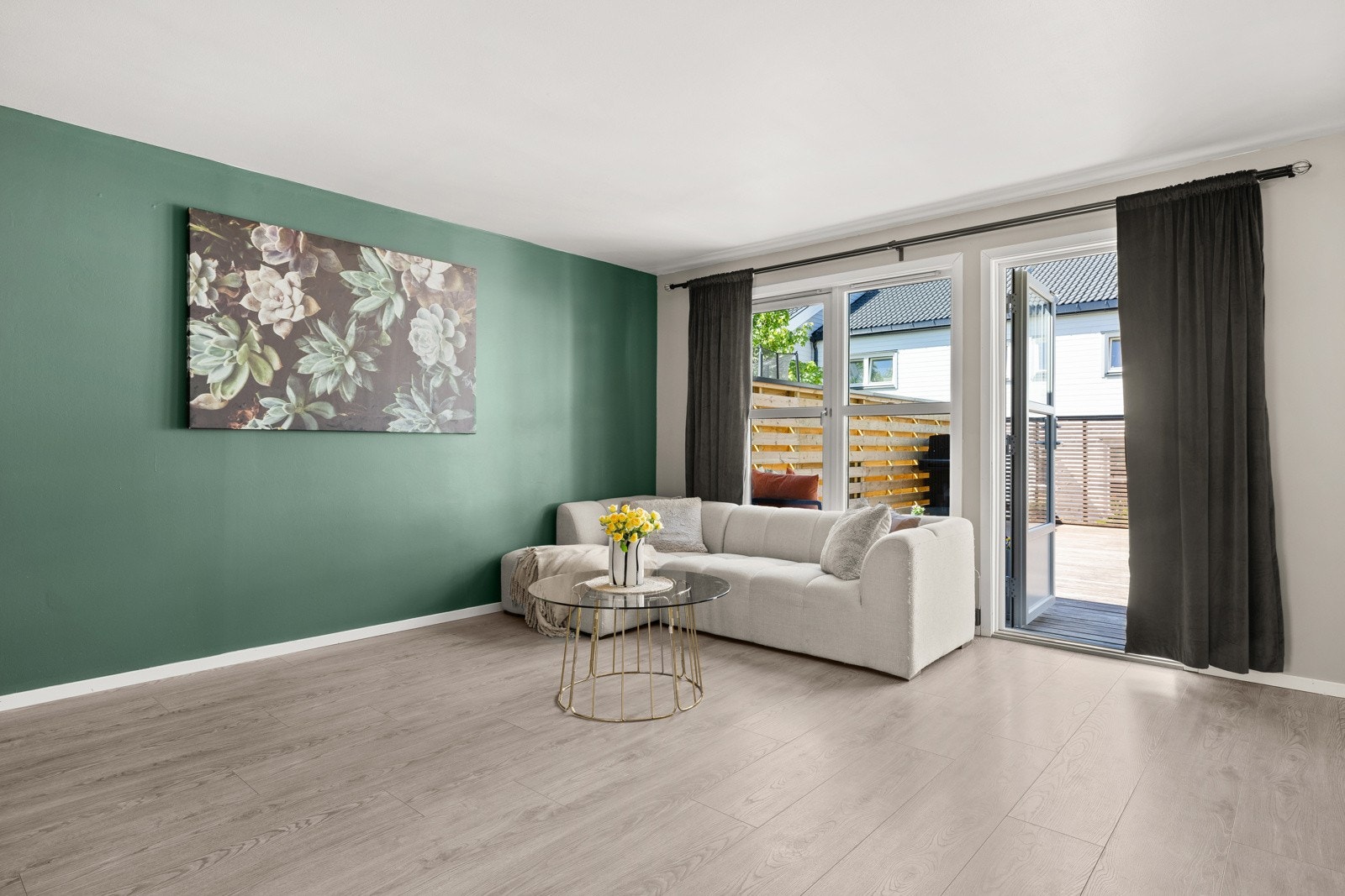 Det ble lagt nytt gulv i 2022. Galleribilde