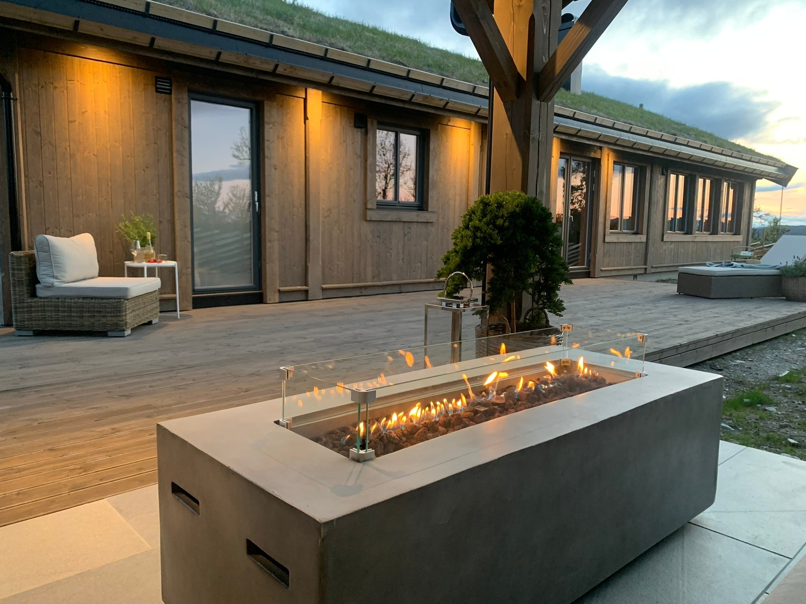 Lun krok sommer som vinter Galleribilde