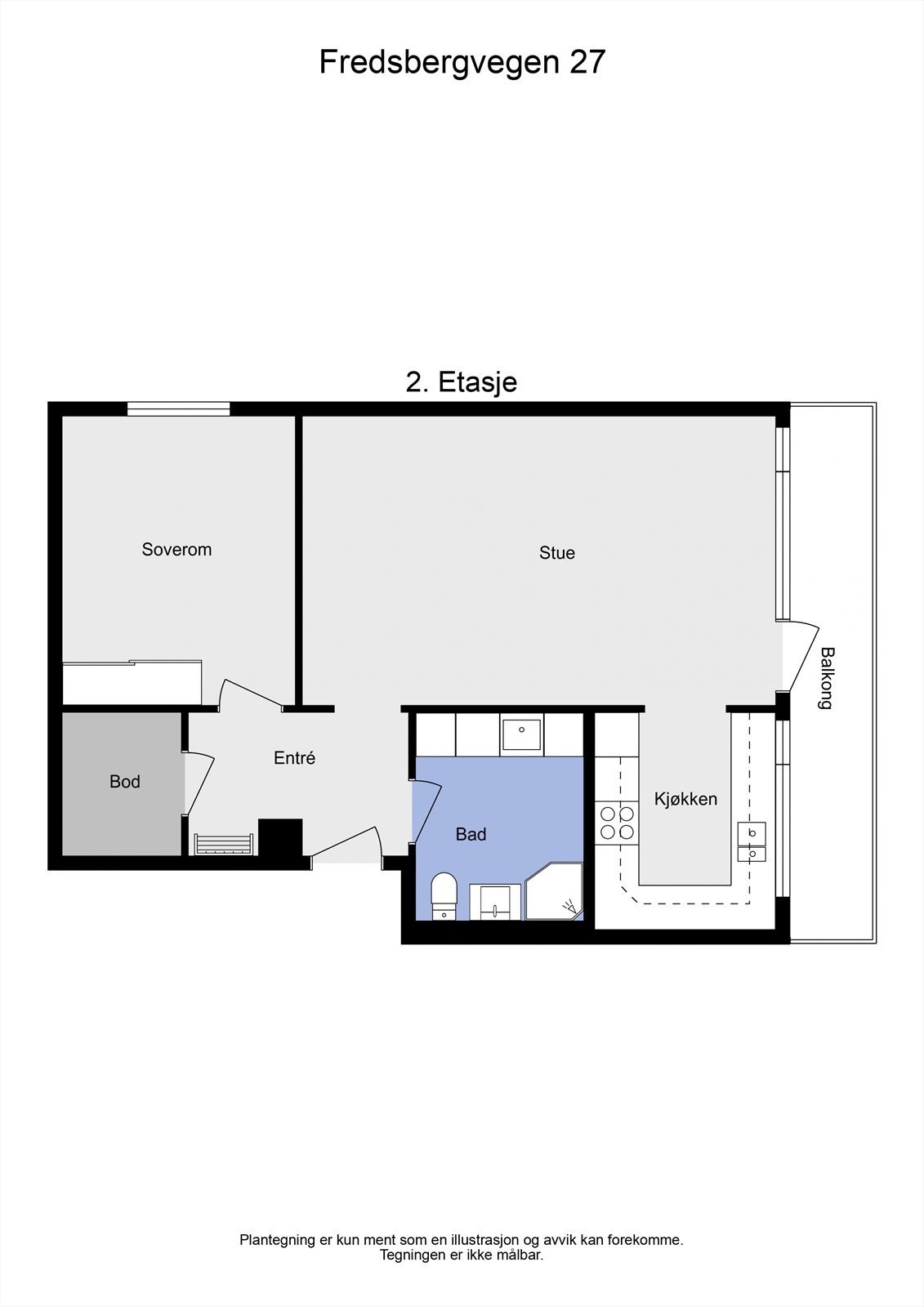 2 D plantegning Galleribilde