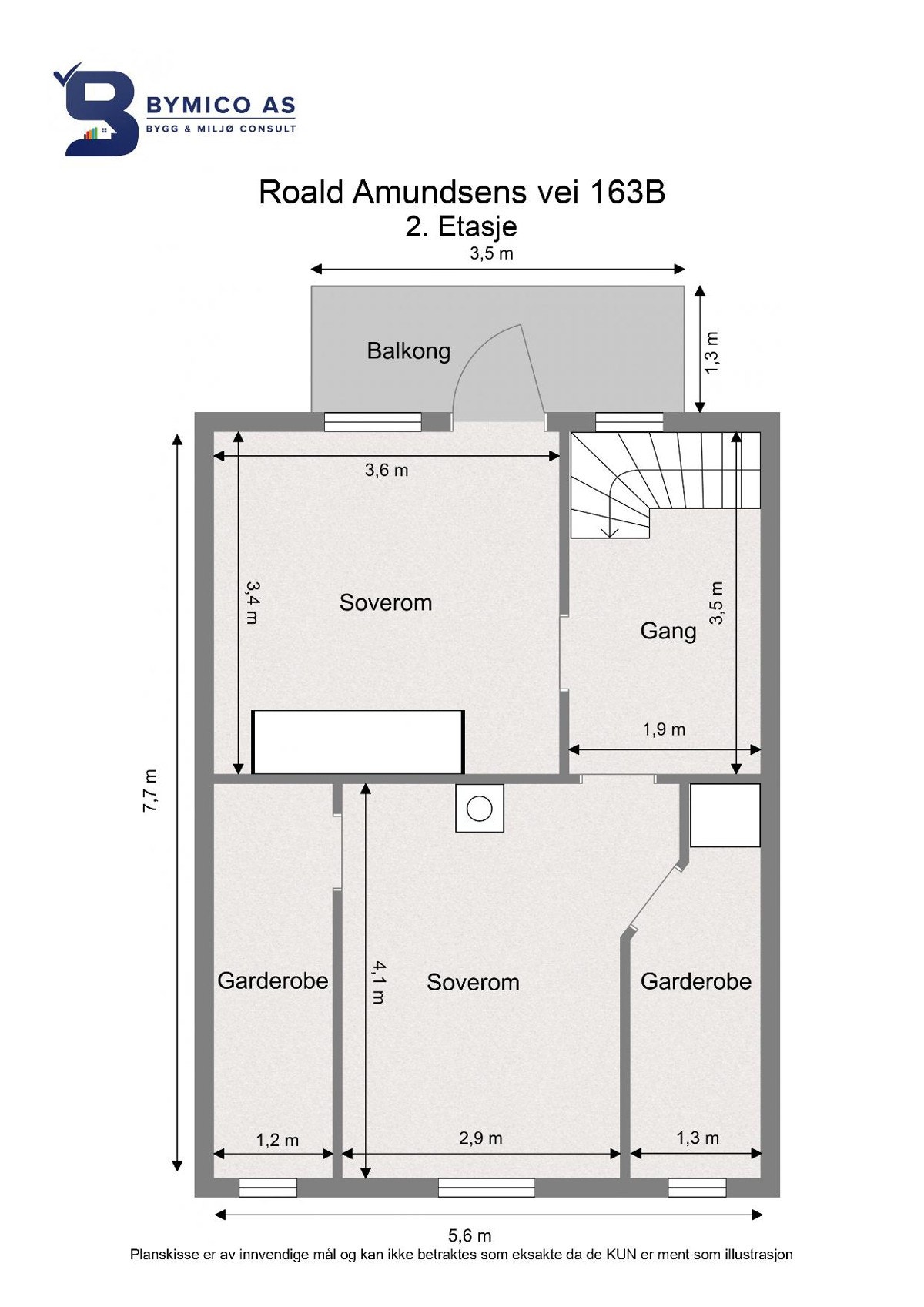 Plantegning 2 etg Galleribilde