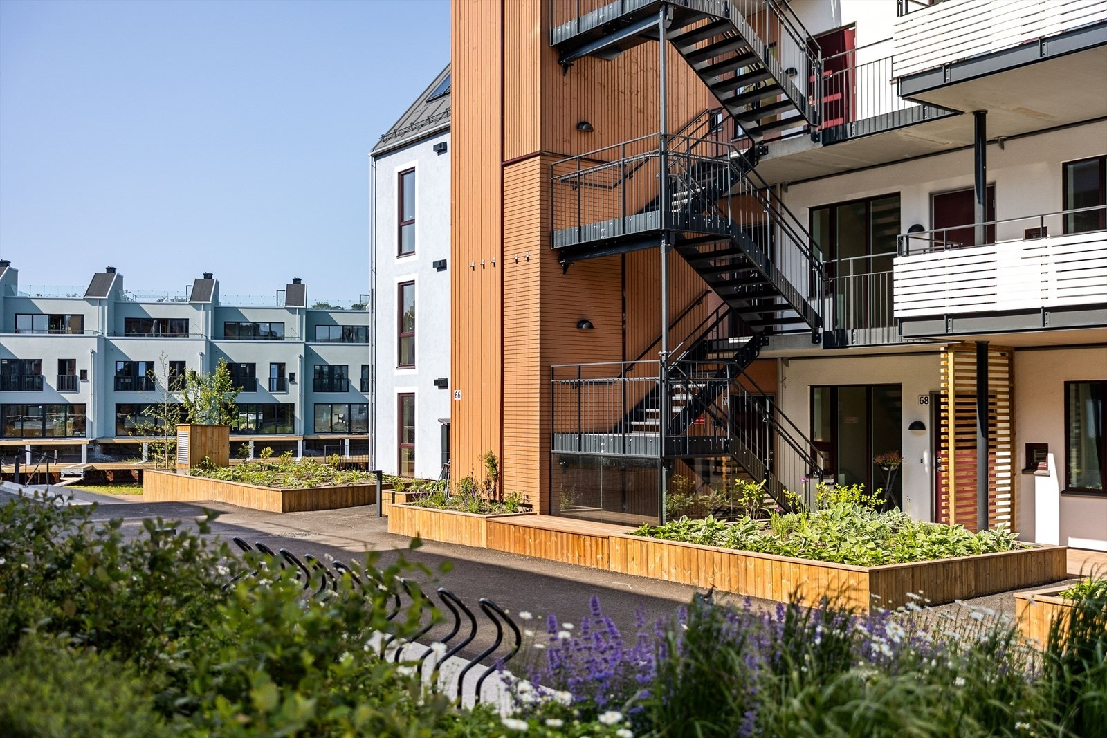 Pent opparbeidede fellesarealer Galleribilde